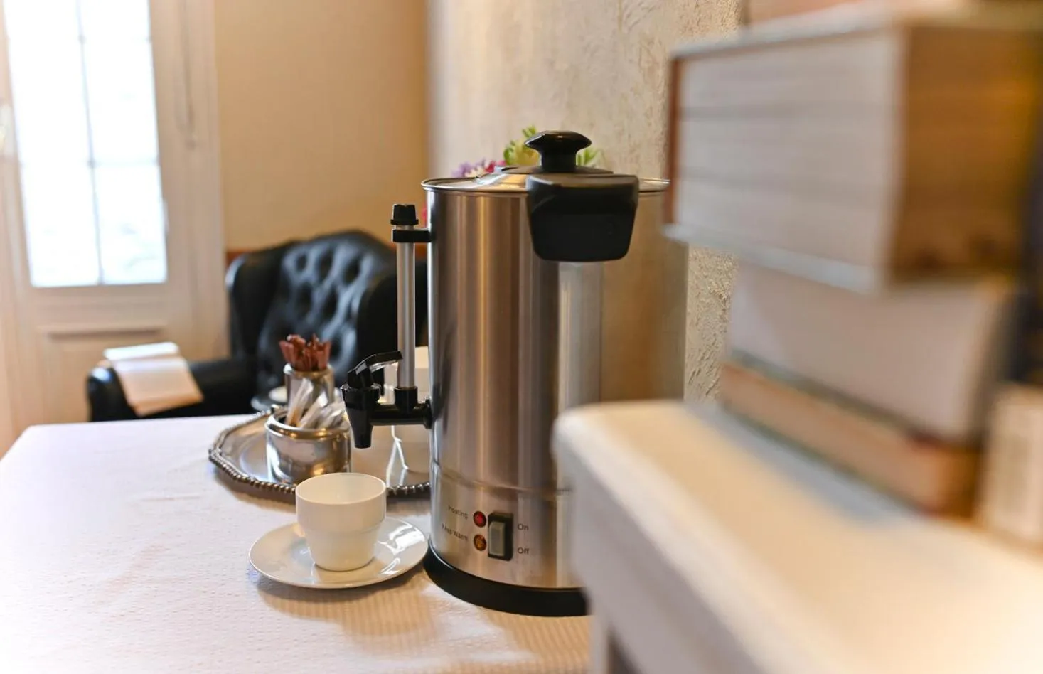 Coffee/tea facilities in Hotel Palacio