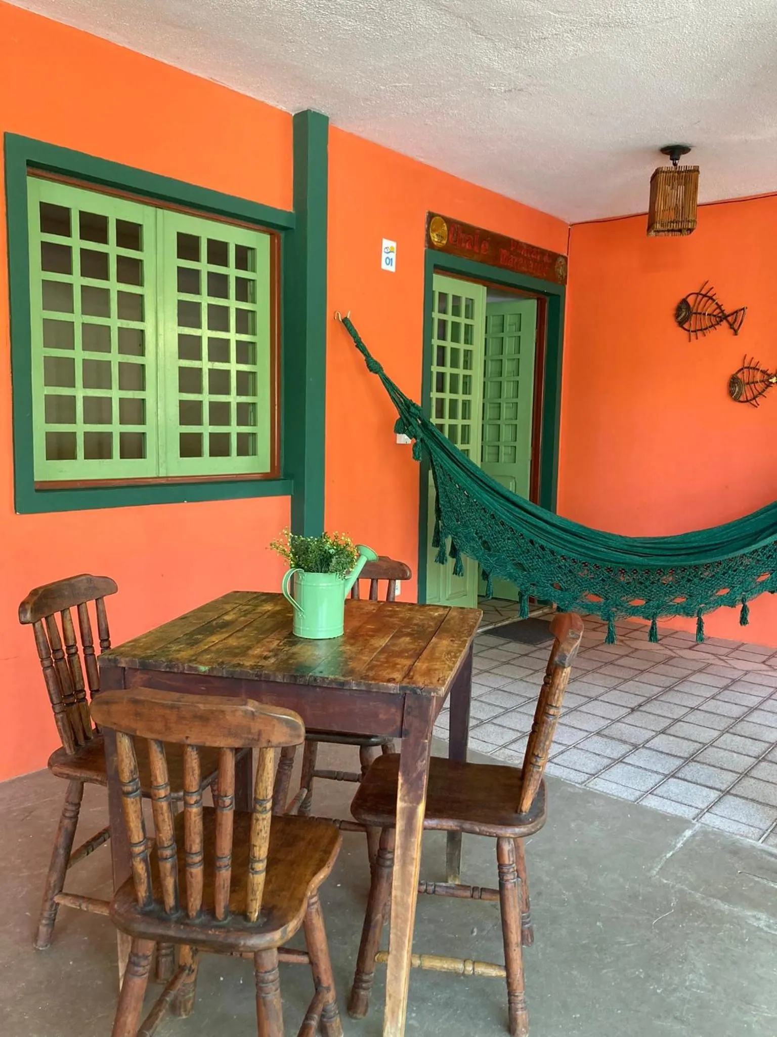 Patio in Chalés Praias do Sul