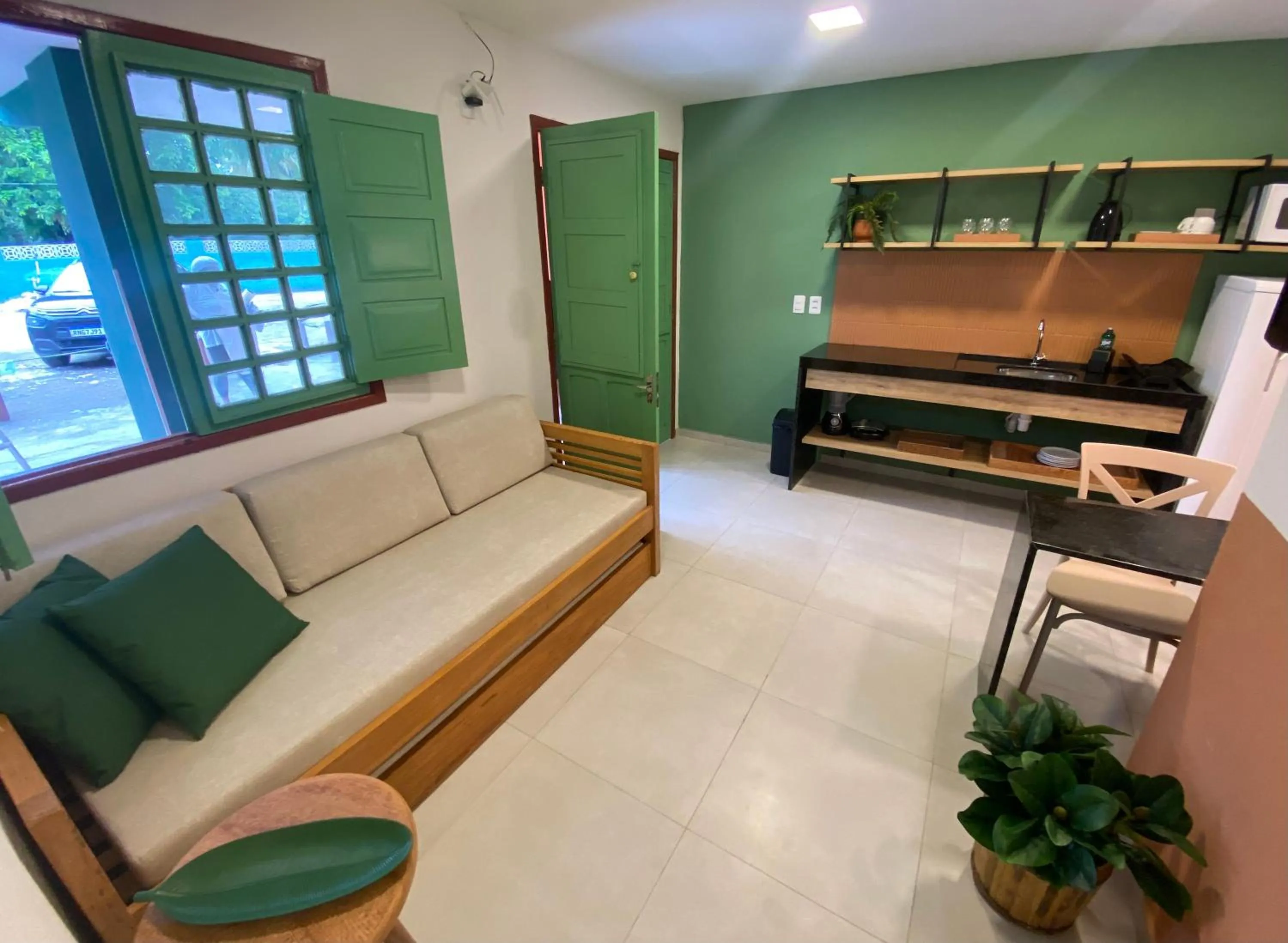 Living room in Chalés Praias do Sul