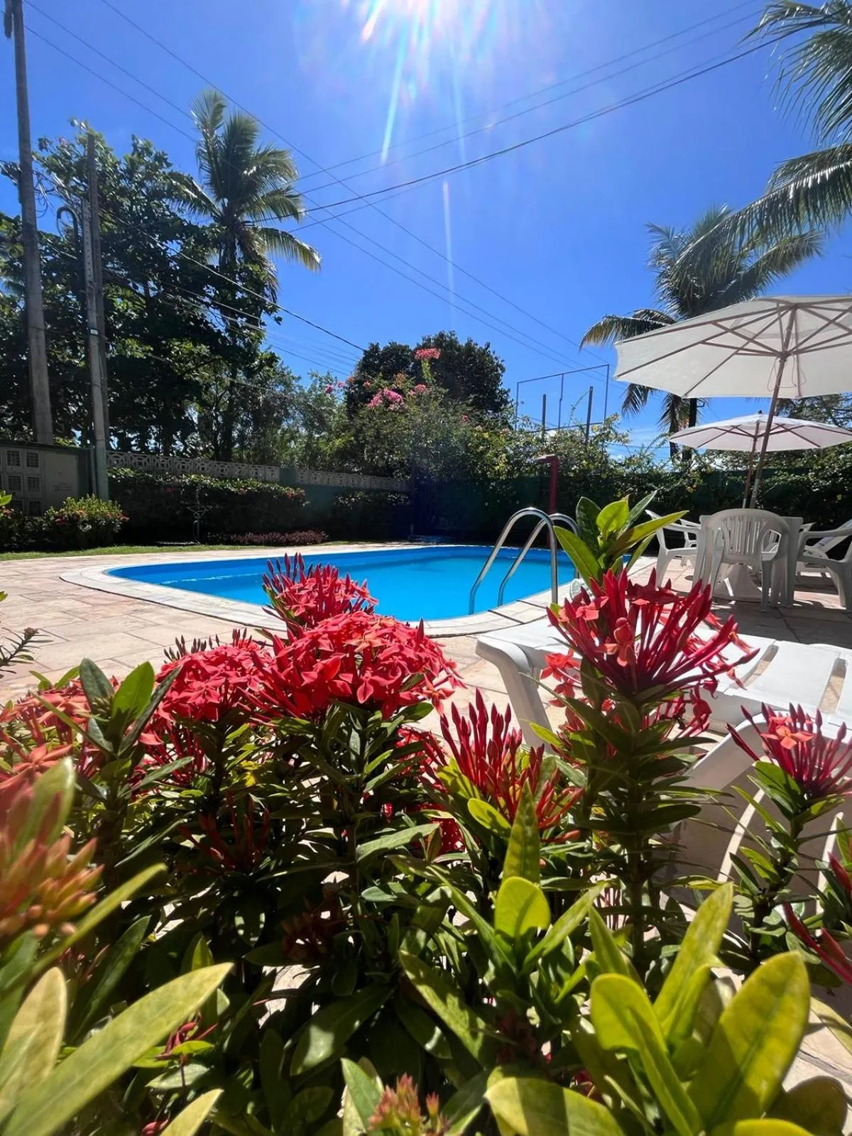 Swimming pool in Chalés Praias do Sul