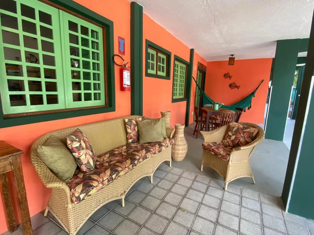 Lobby or reception in Chalés Praias do Sul