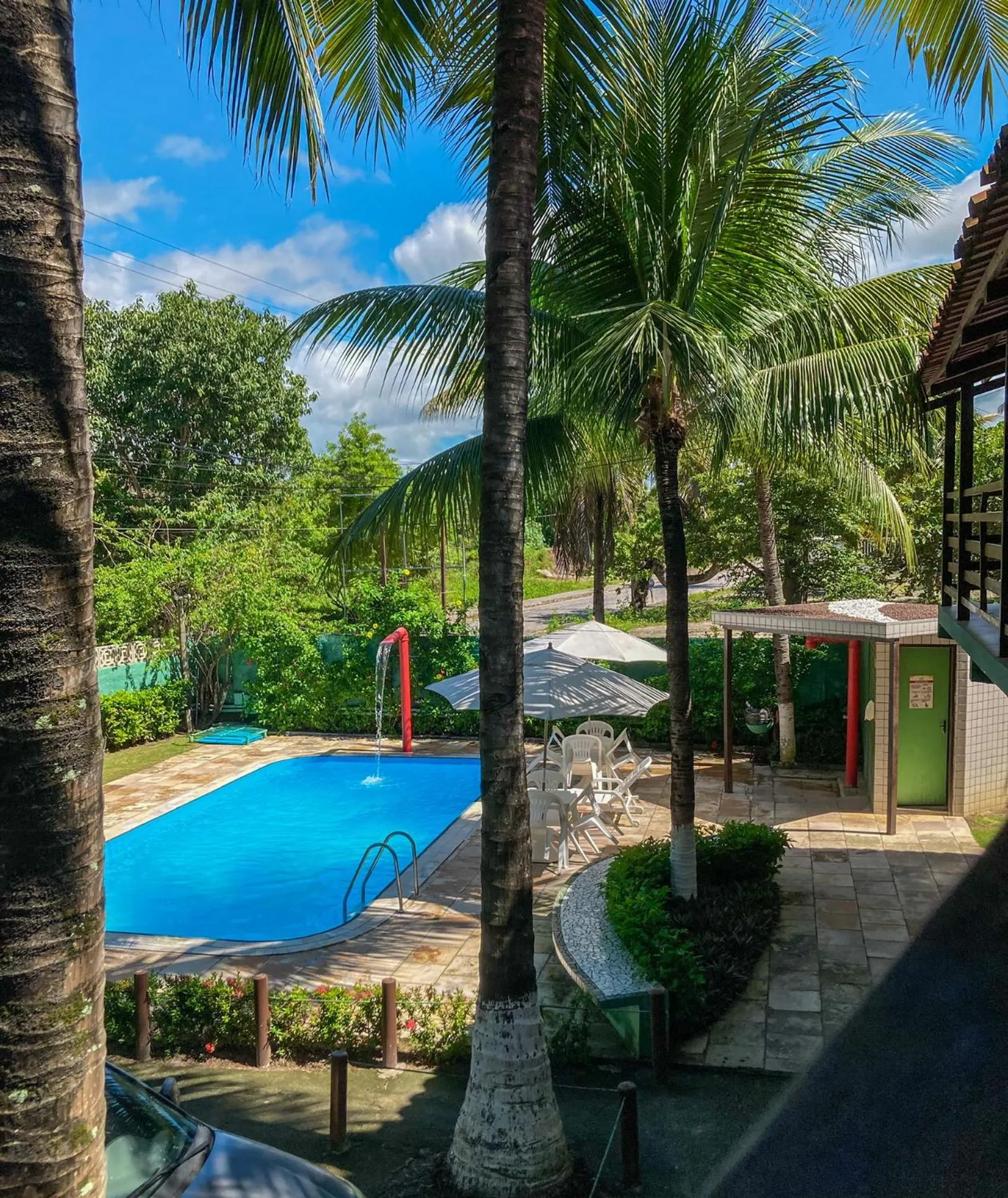 Pool view in Chalés Praias do Sul