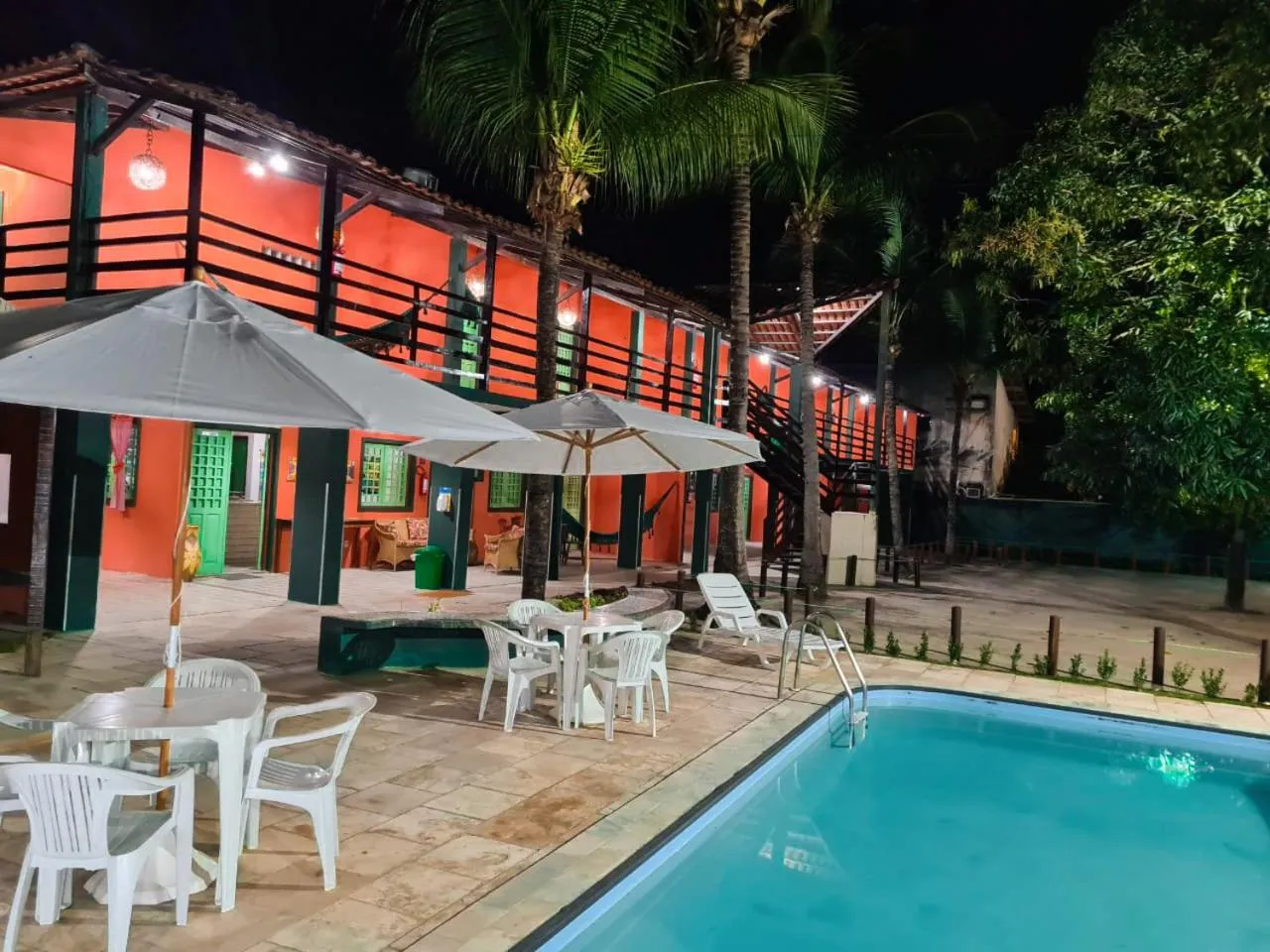 Pool view in Chalés Praias do Sul