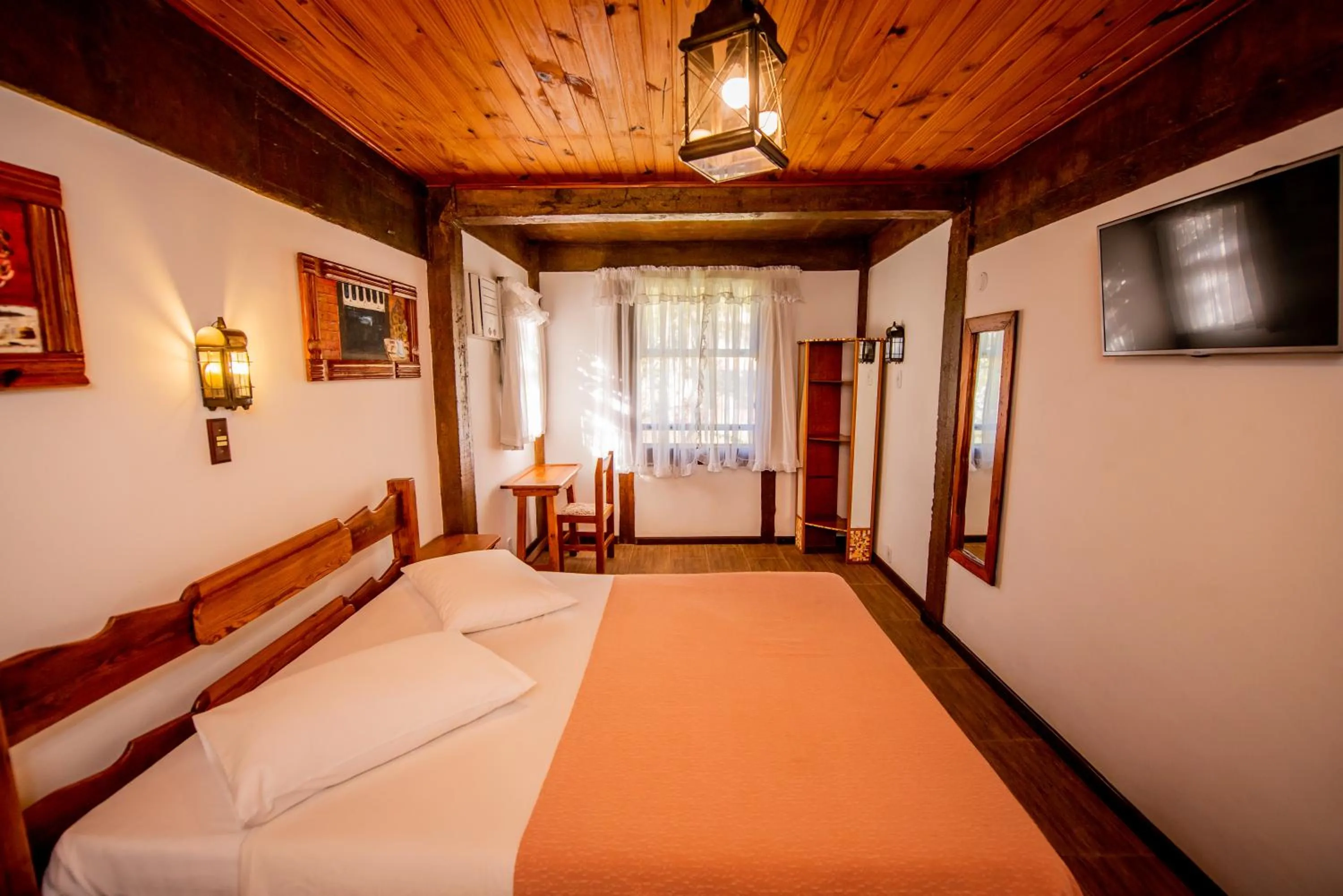 Bed in Pousada Monte Imperial