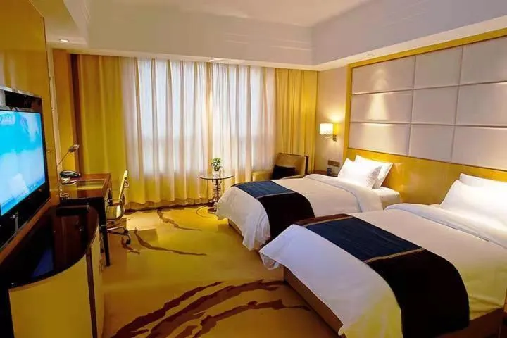 Bed in Nanjing Lafei Hotel Lukou Airport Branch
