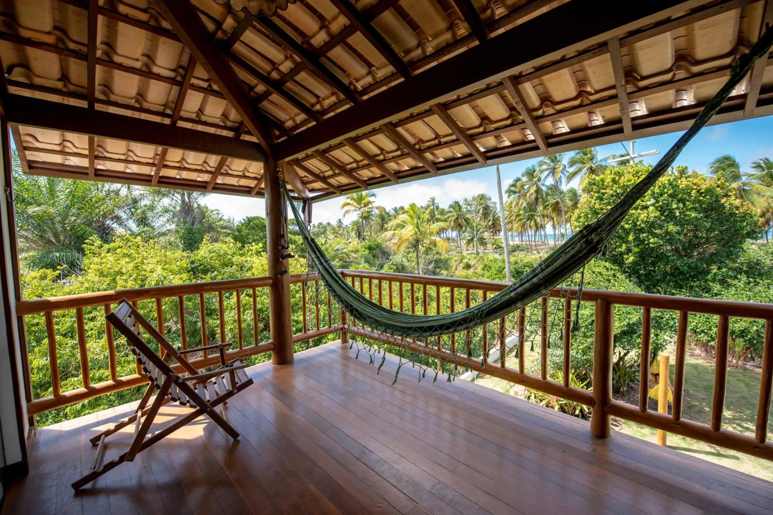 Garden view in Sup House Barra Grande