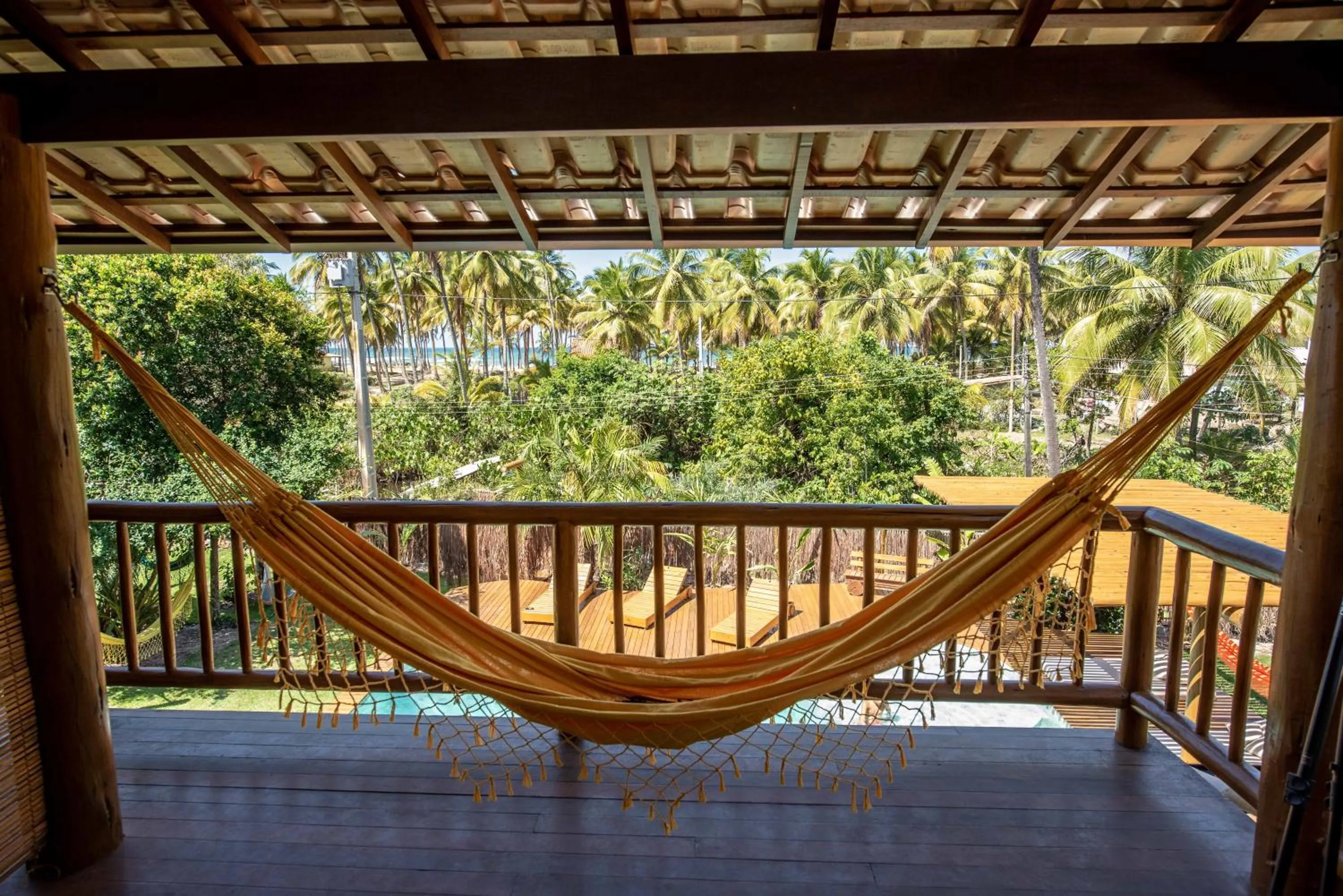 Garden view in Sup House Barra Grande