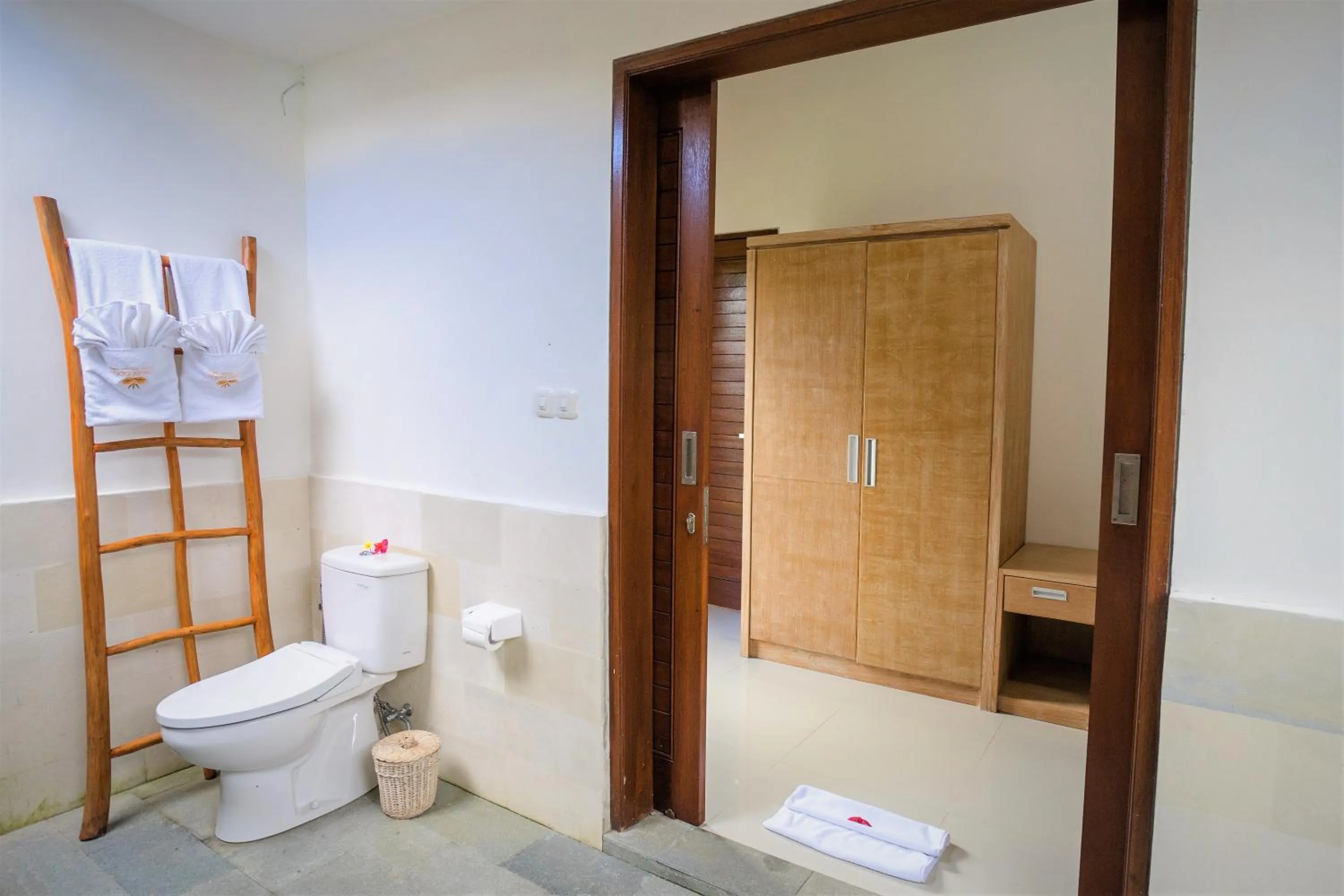 Toilet in Three Gold Luxury Private Villas