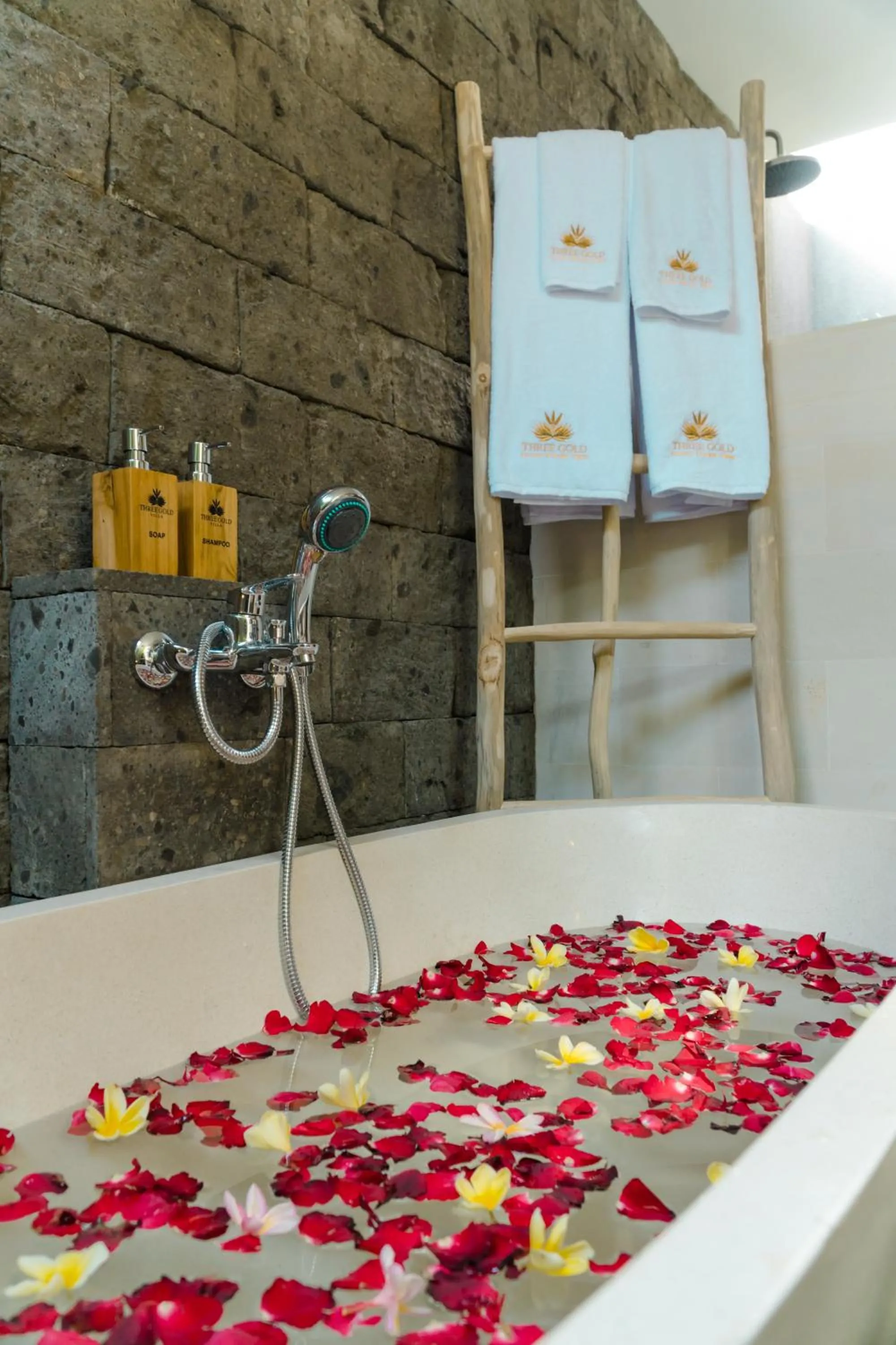 Bathroom in Three Gold Luxury Private Villas