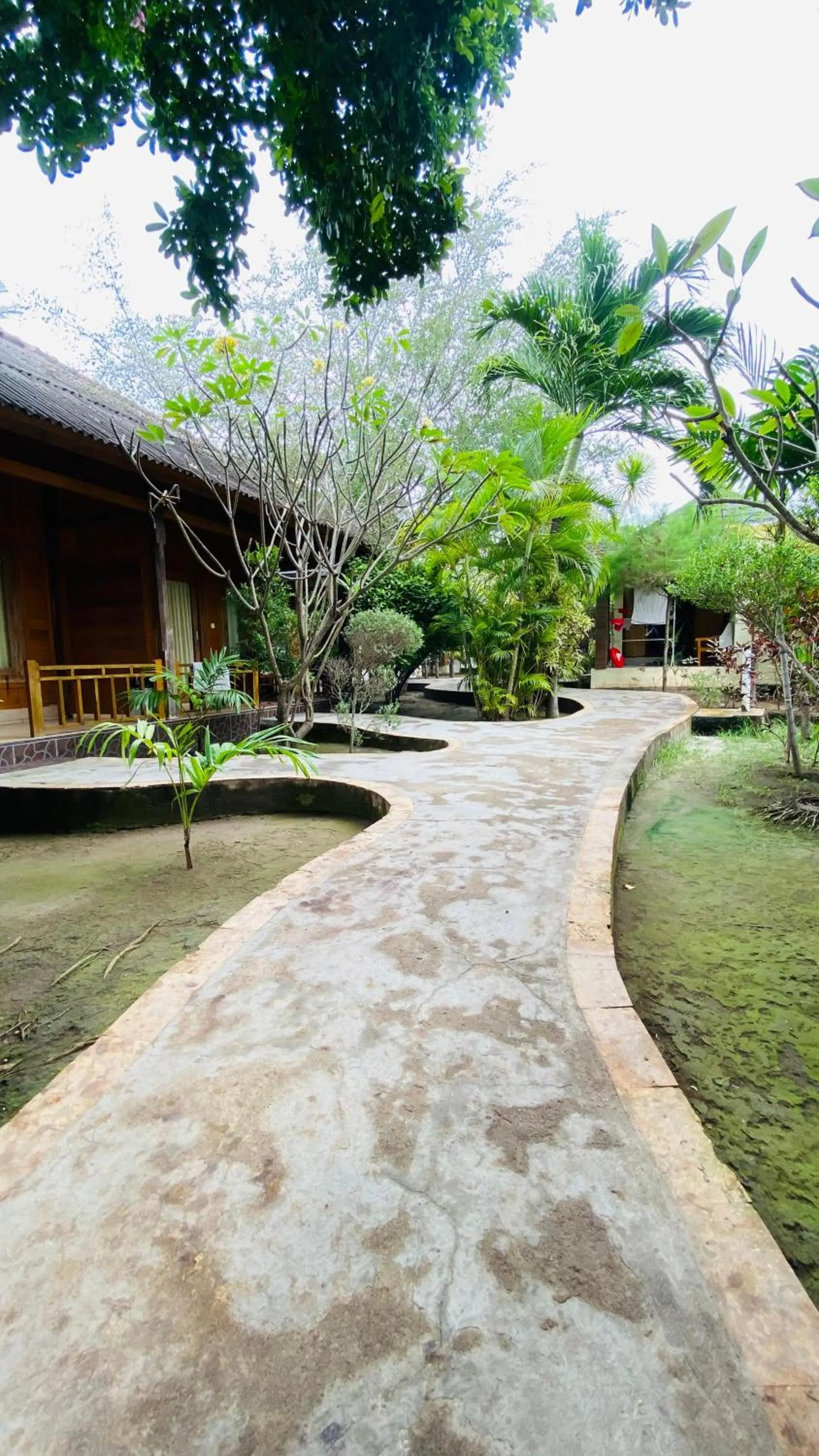 Balcony/Terrace in Balenta Bungalow Gili Trawangan