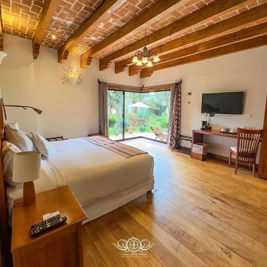 Bed in Hotel Casa de Familia de San Cristobal