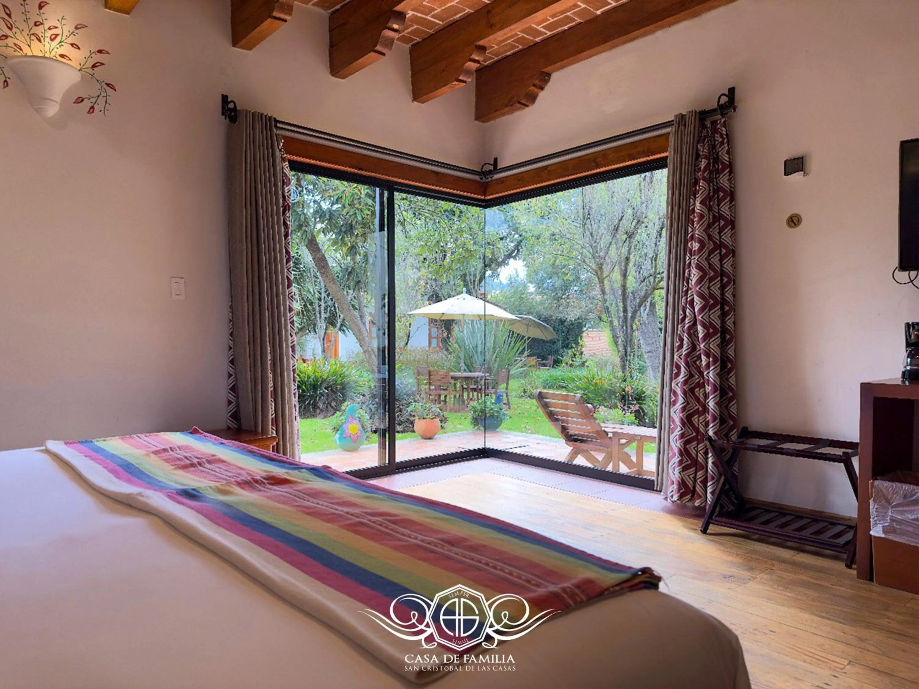 Bed in Hotel Casa de Familia de San Cristobal