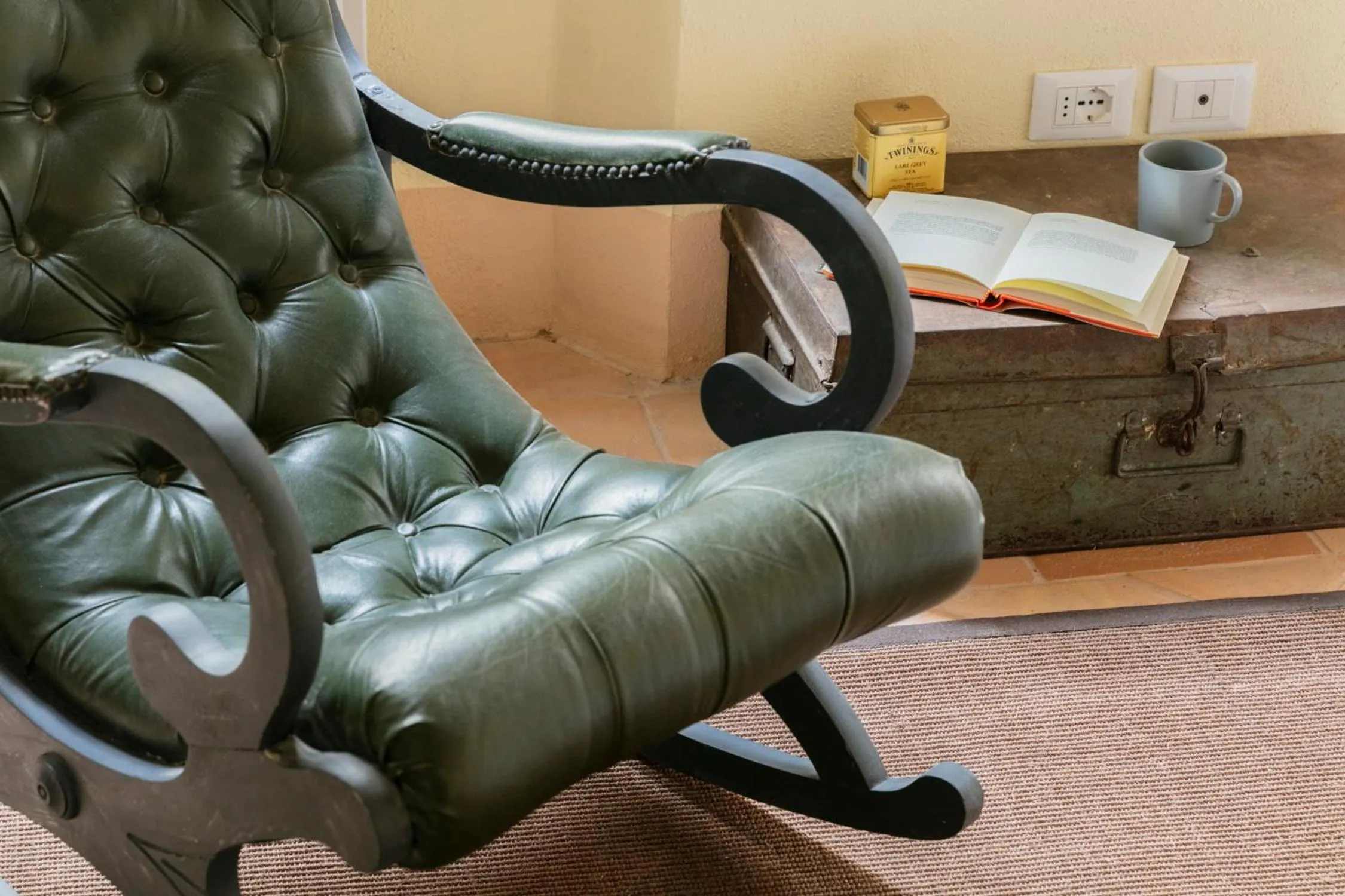 Living room in Tuscany View Montalcino