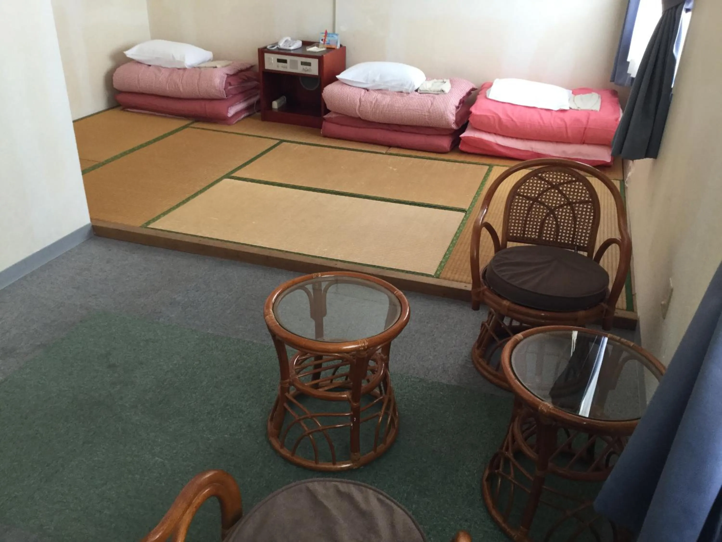 Bed in Hotel Peace Land Ishigaki