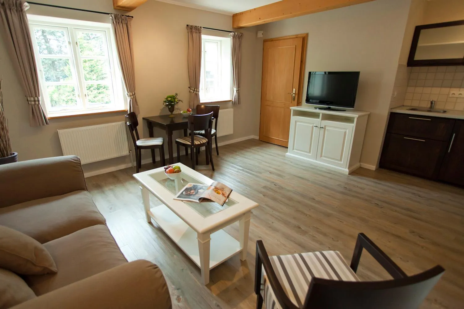 Living room in Fischerwiege am Passader See