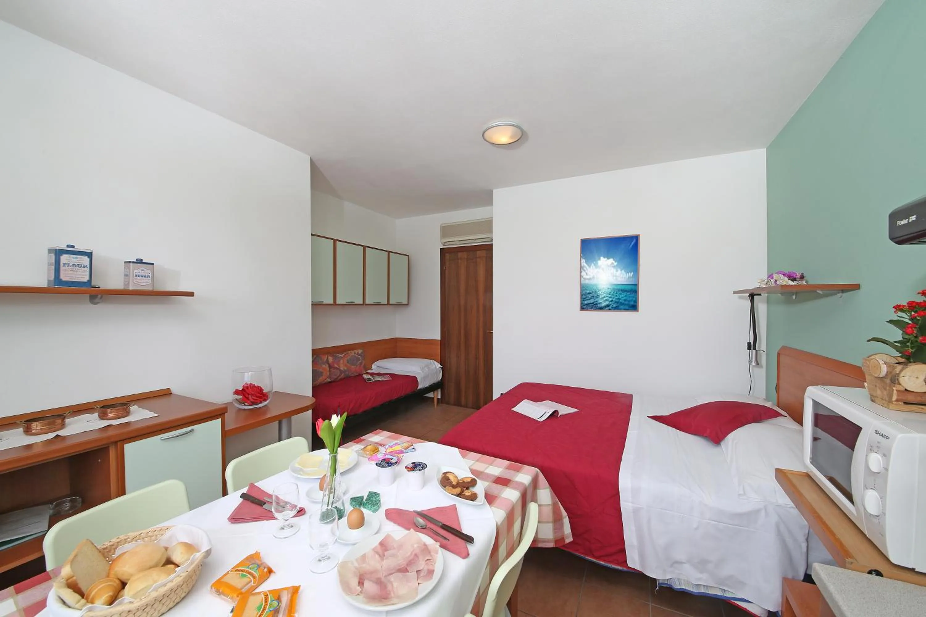 Photo of the whole room, Bed in Nettuno Residence Hotel