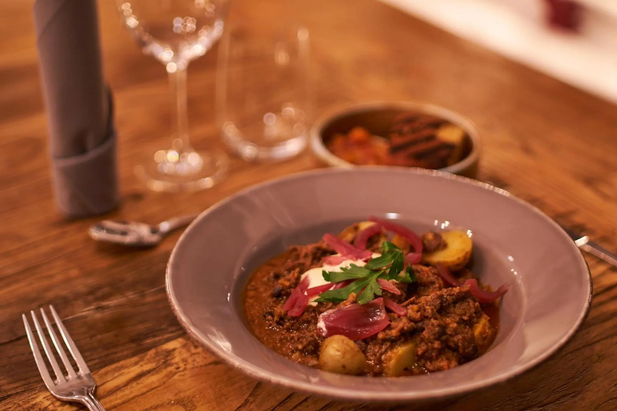 Restaurant/places to eat in Hornavan Hotell