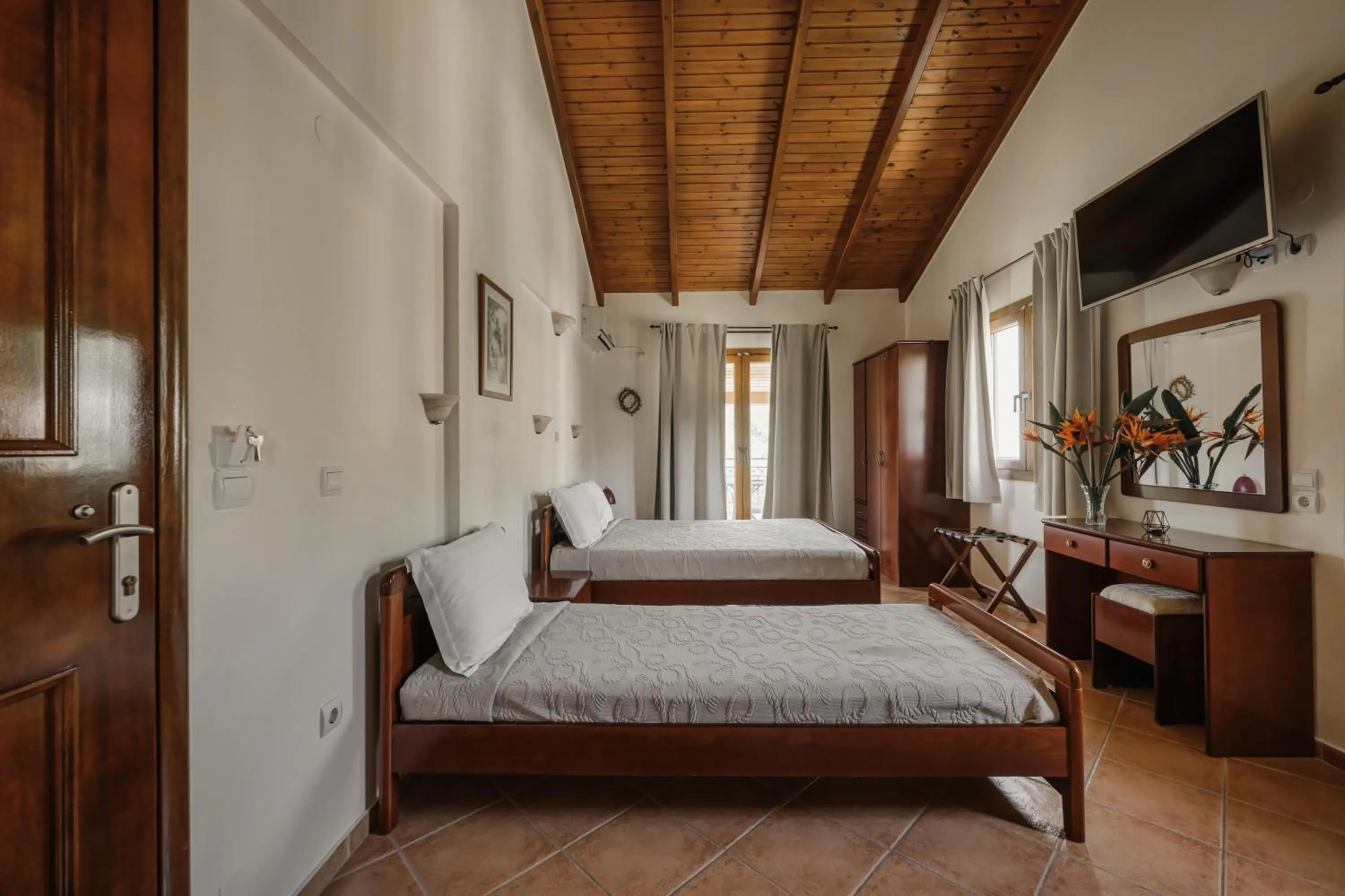 Bed in Villa Apollo