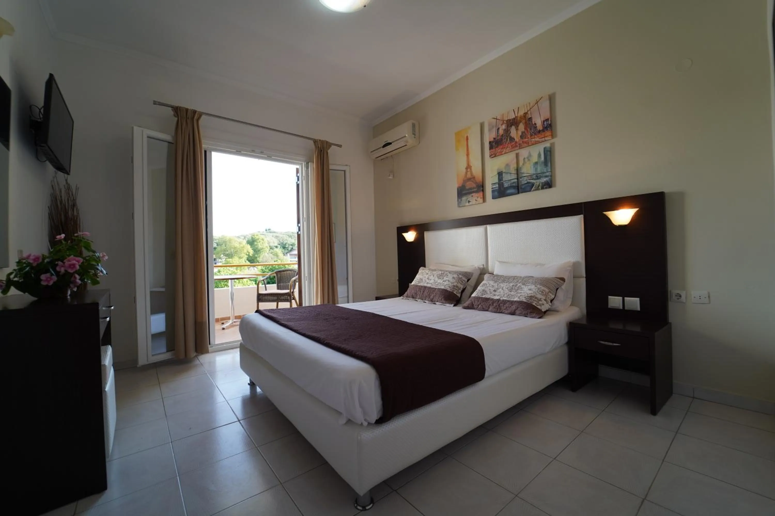Bed in Villa Apollo