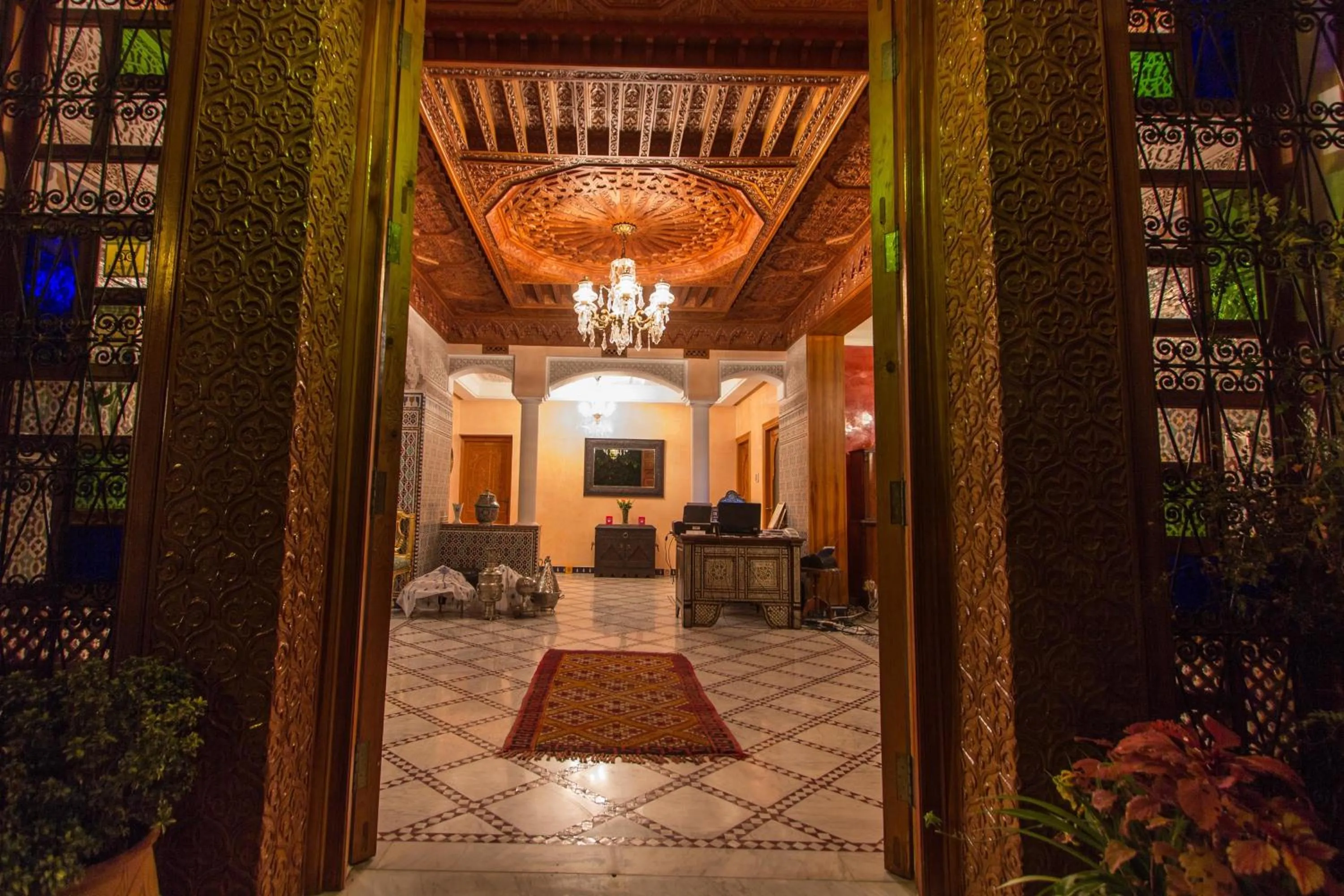 Lobby or reception in Riad Raouia HAMMAM & SPA