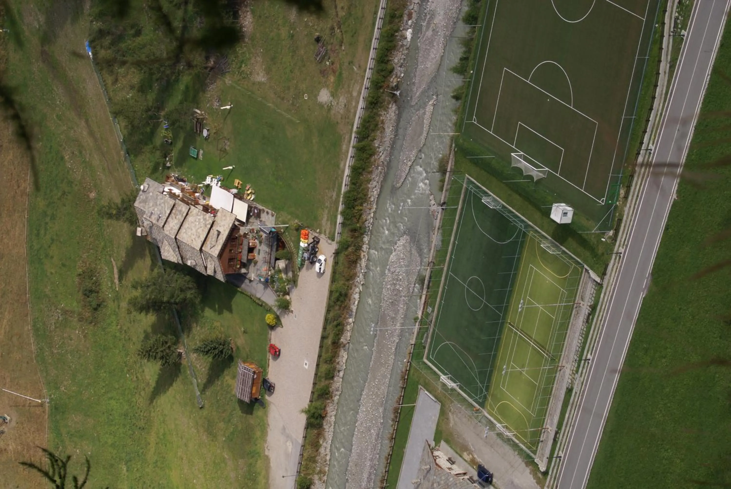 Bird's eye view in Albergo Boule de Neige