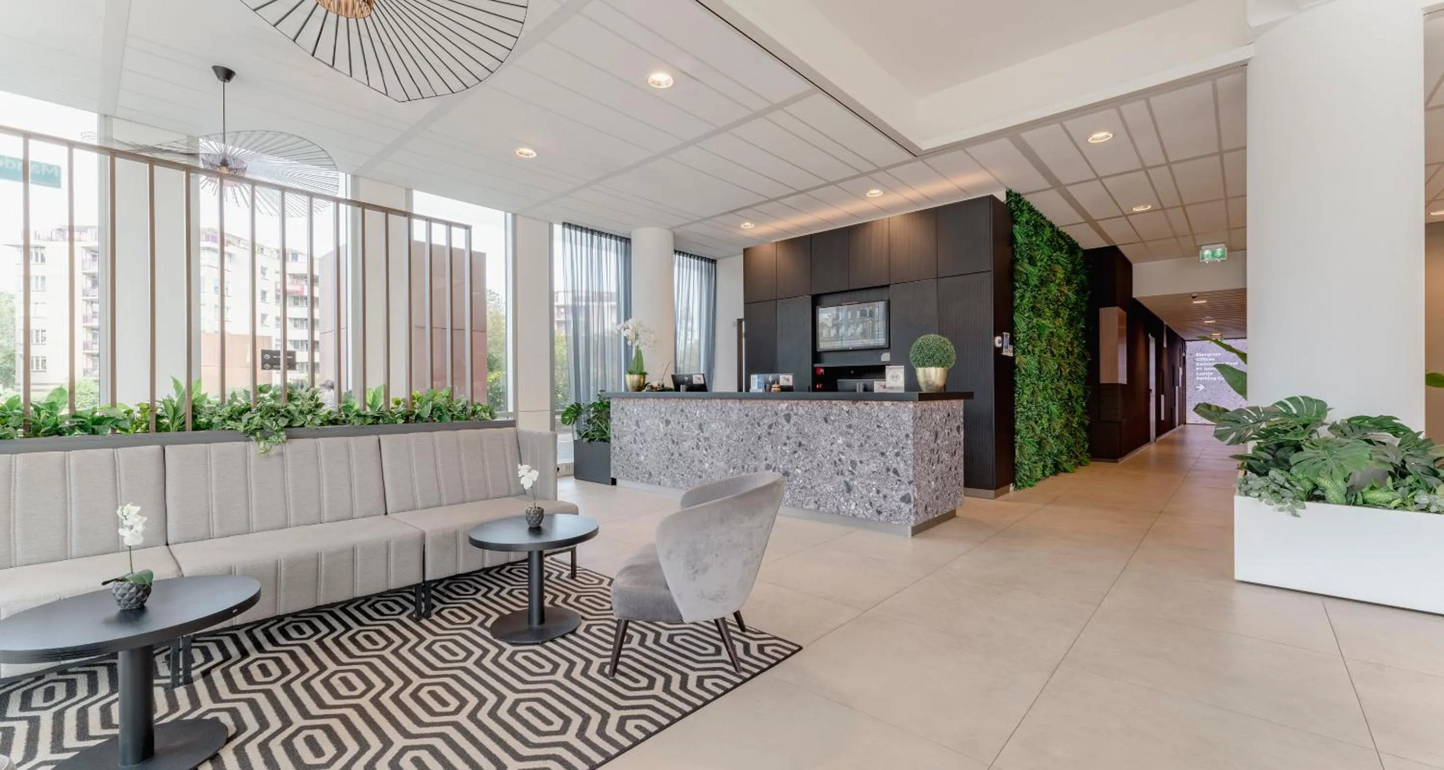 Lobby or reception in PLAZA Premium Almere