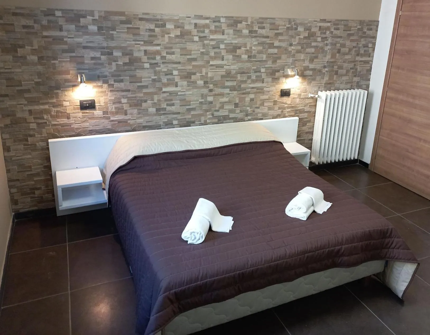 Bed in Hotel La Torre