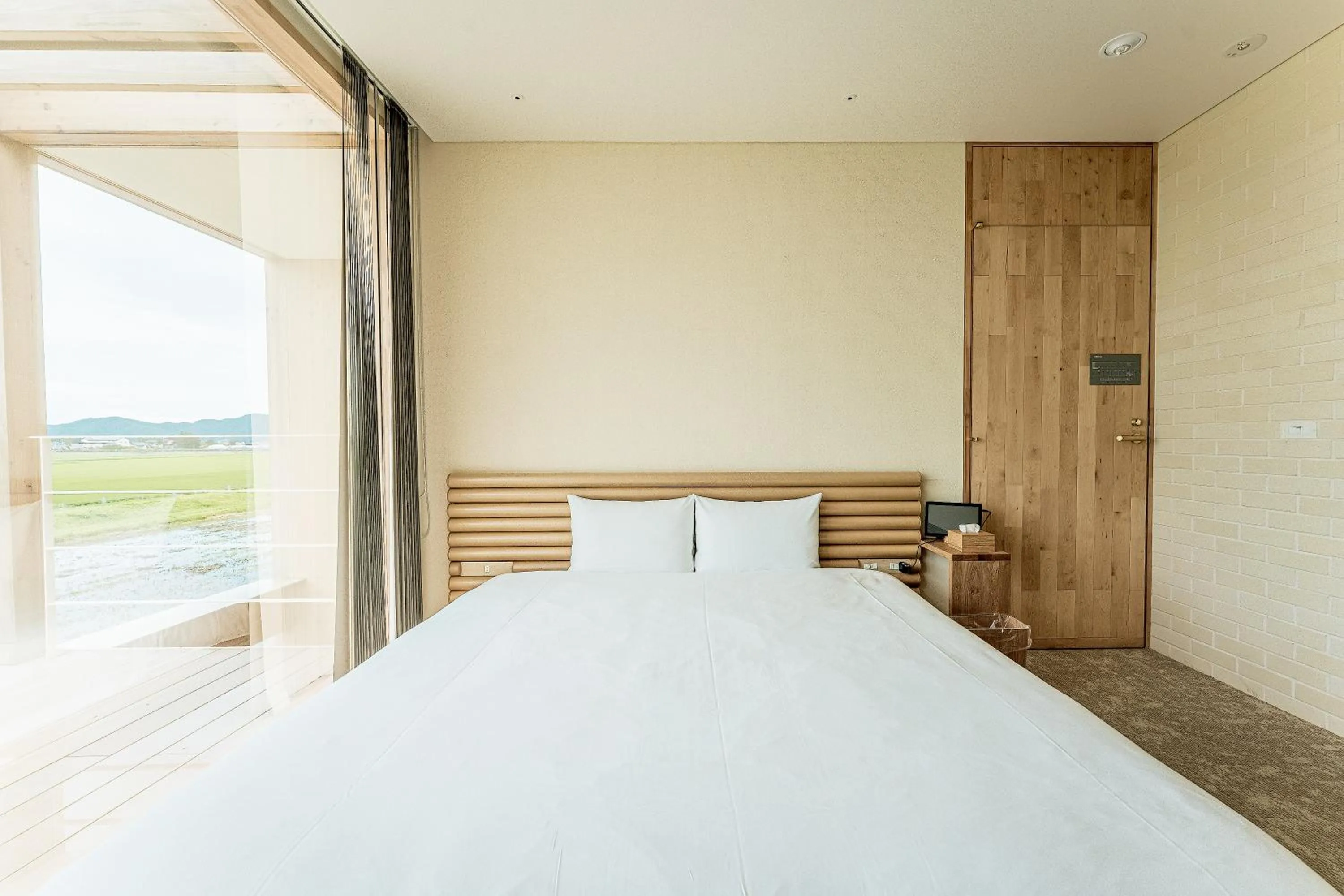 Bed in Shonai Hotel Suiden Terrasse