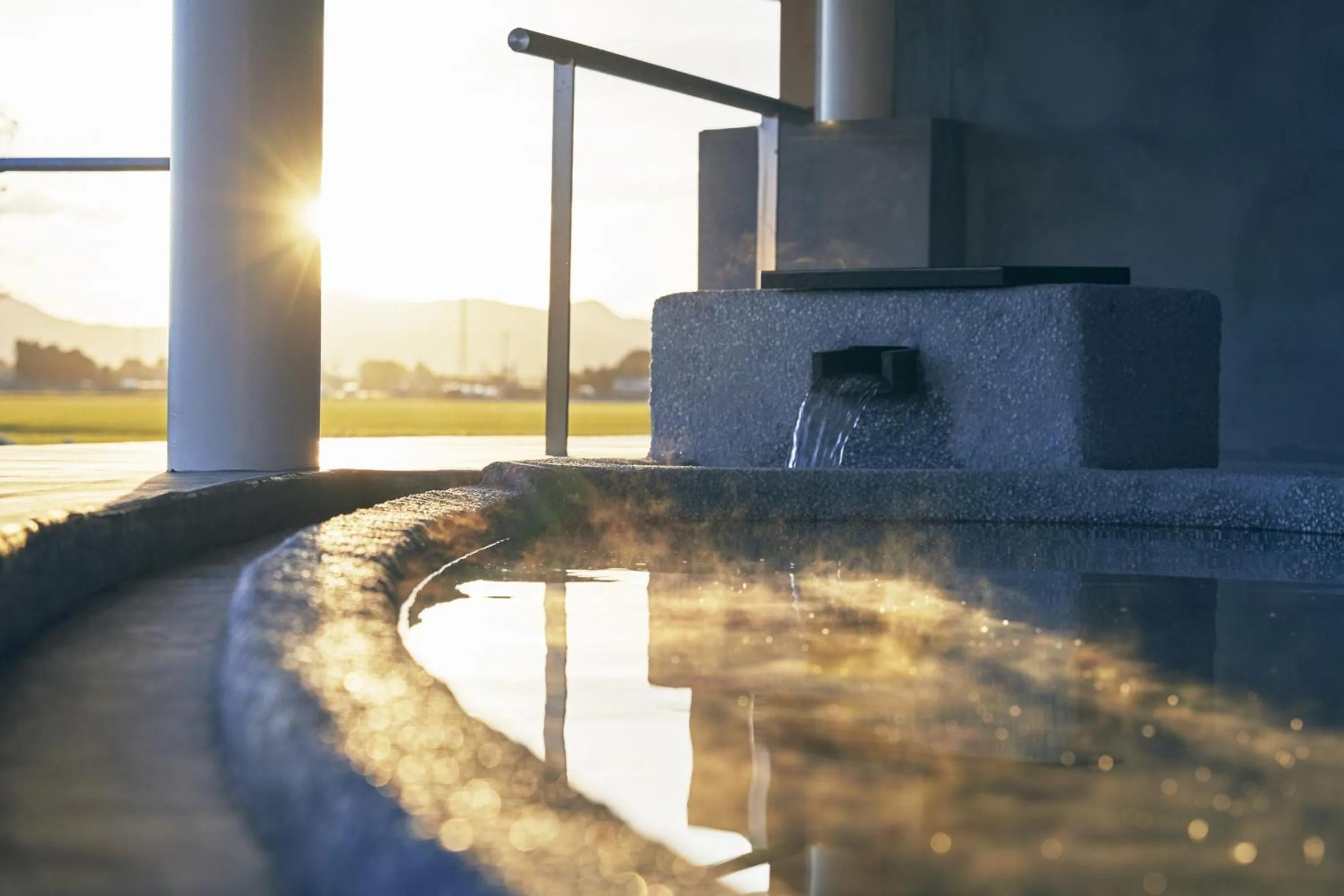 Open Air Bath in Shonai Hotel Suiden Terrasse