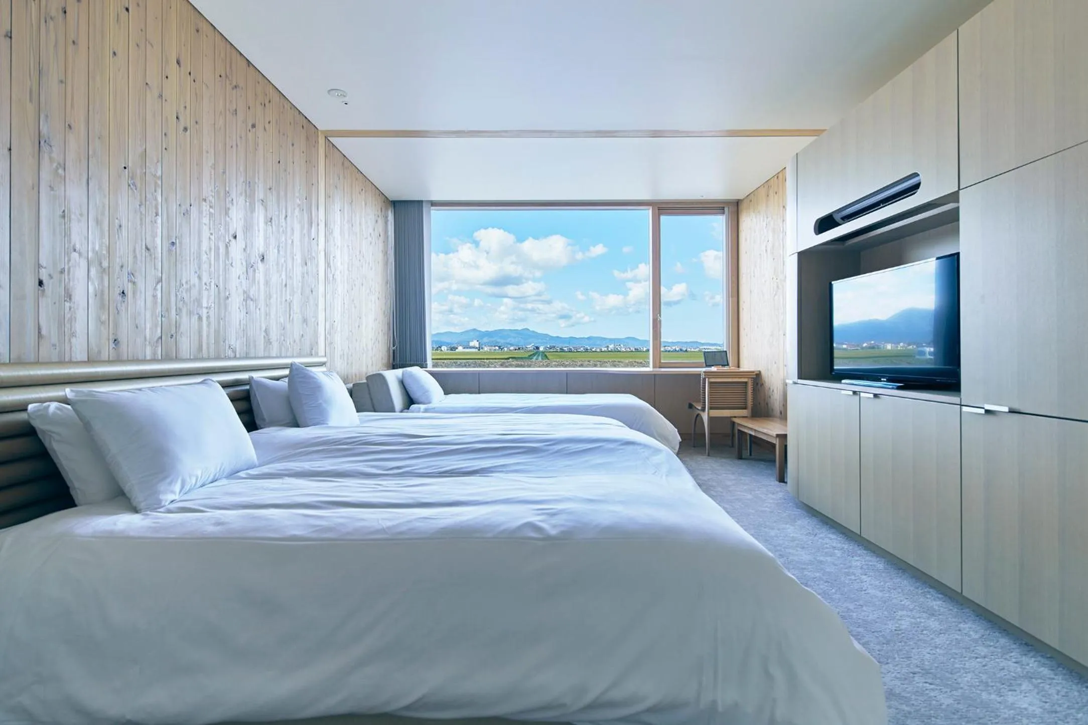 Photo of the whole room, Bed in Shonai Hotel Suiden Terrasse