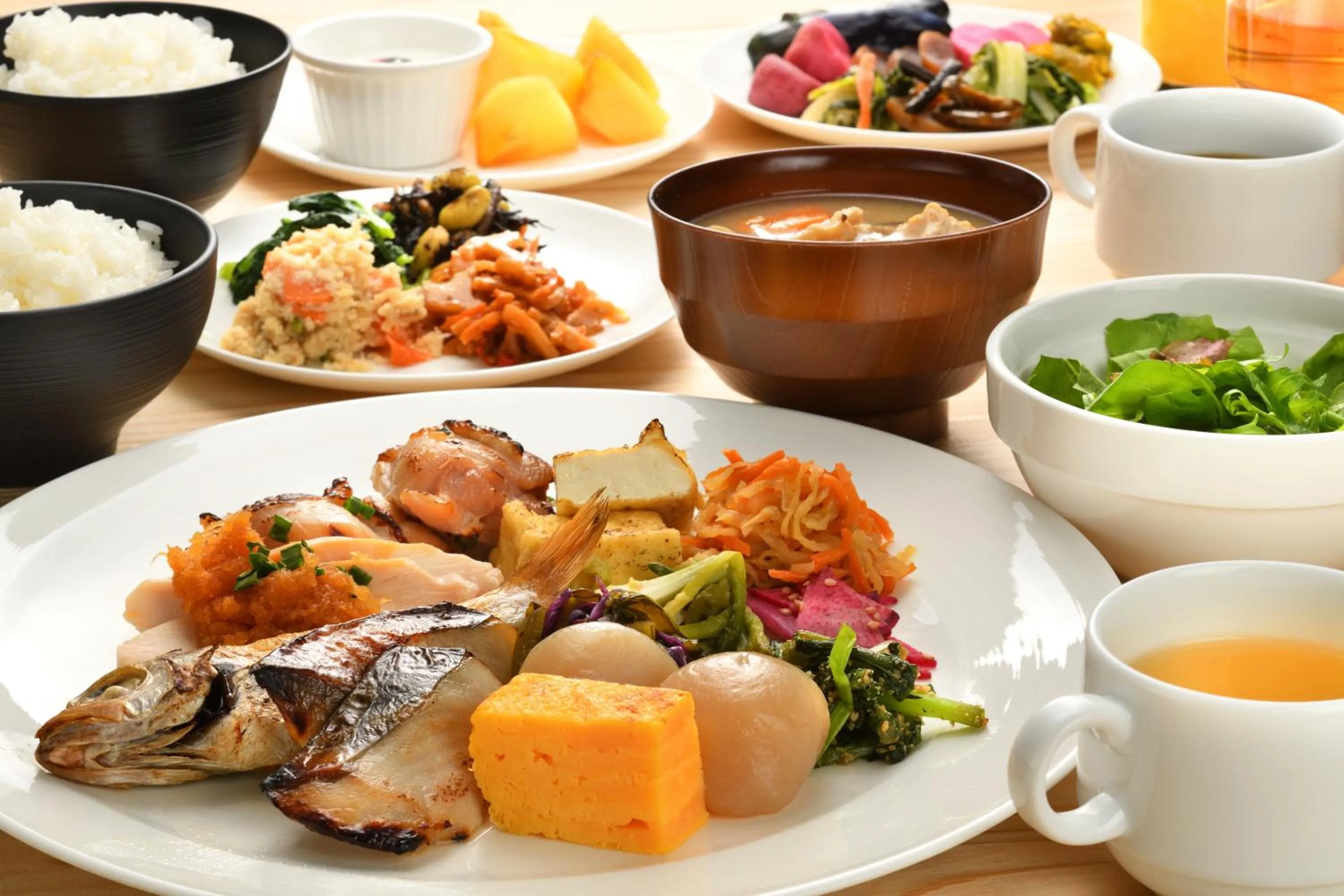 Breakfast in Shonai Hotel Suiden Terrasse