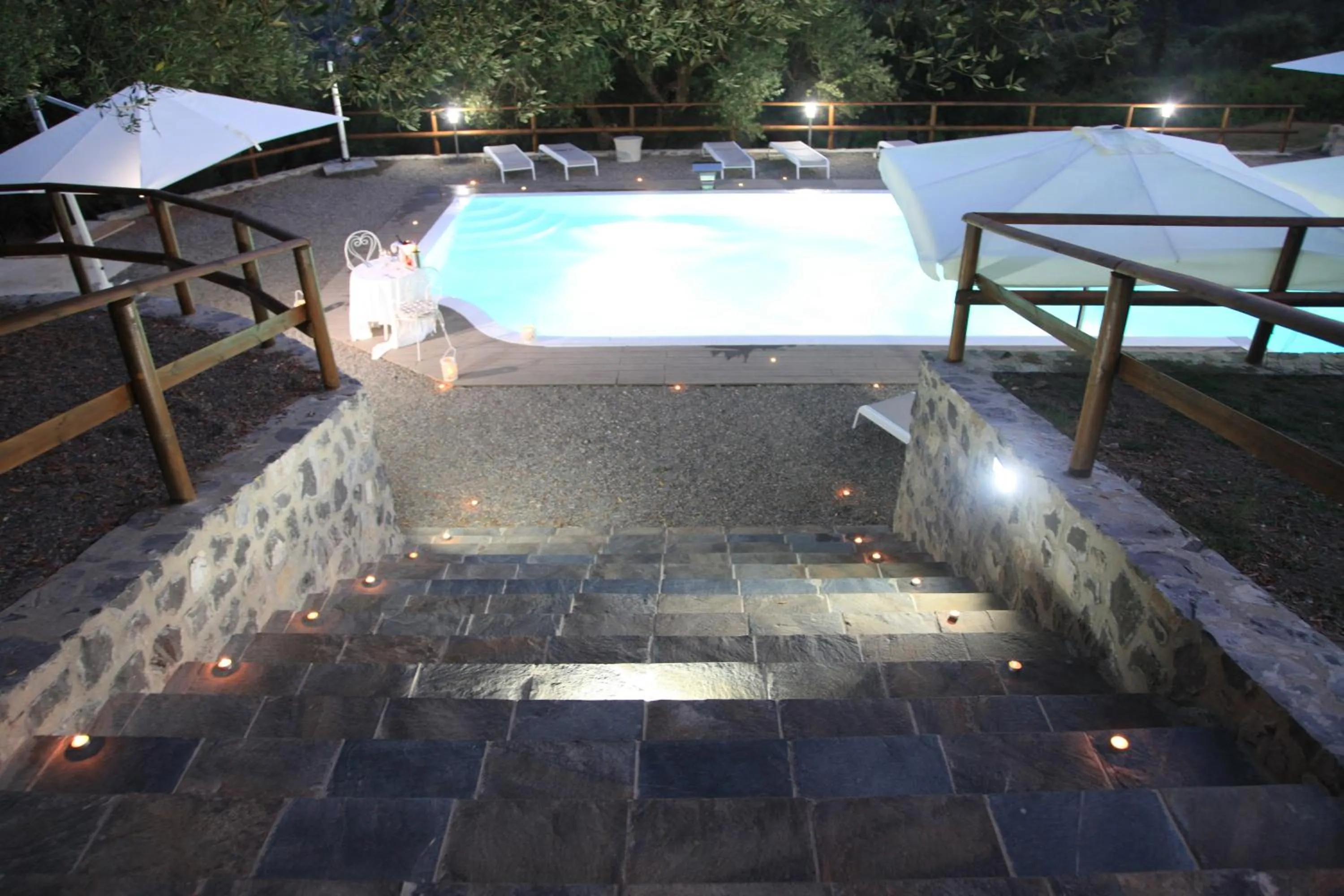 Pool view in Tenuta Terre di Bosco Oasi di Relax nel Cilento