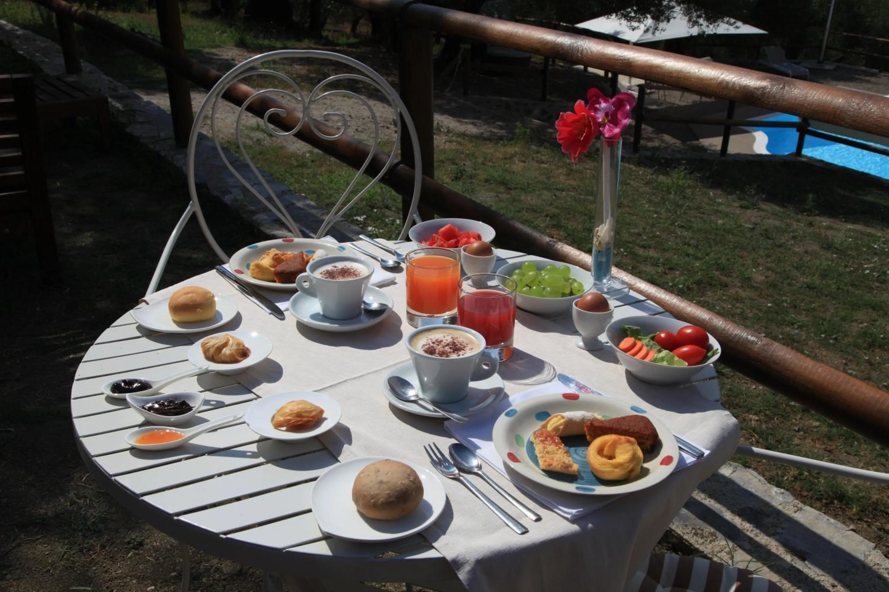 Decorative detail in Tenuta Terre di Bosco Oasi di Relax nel Cilento