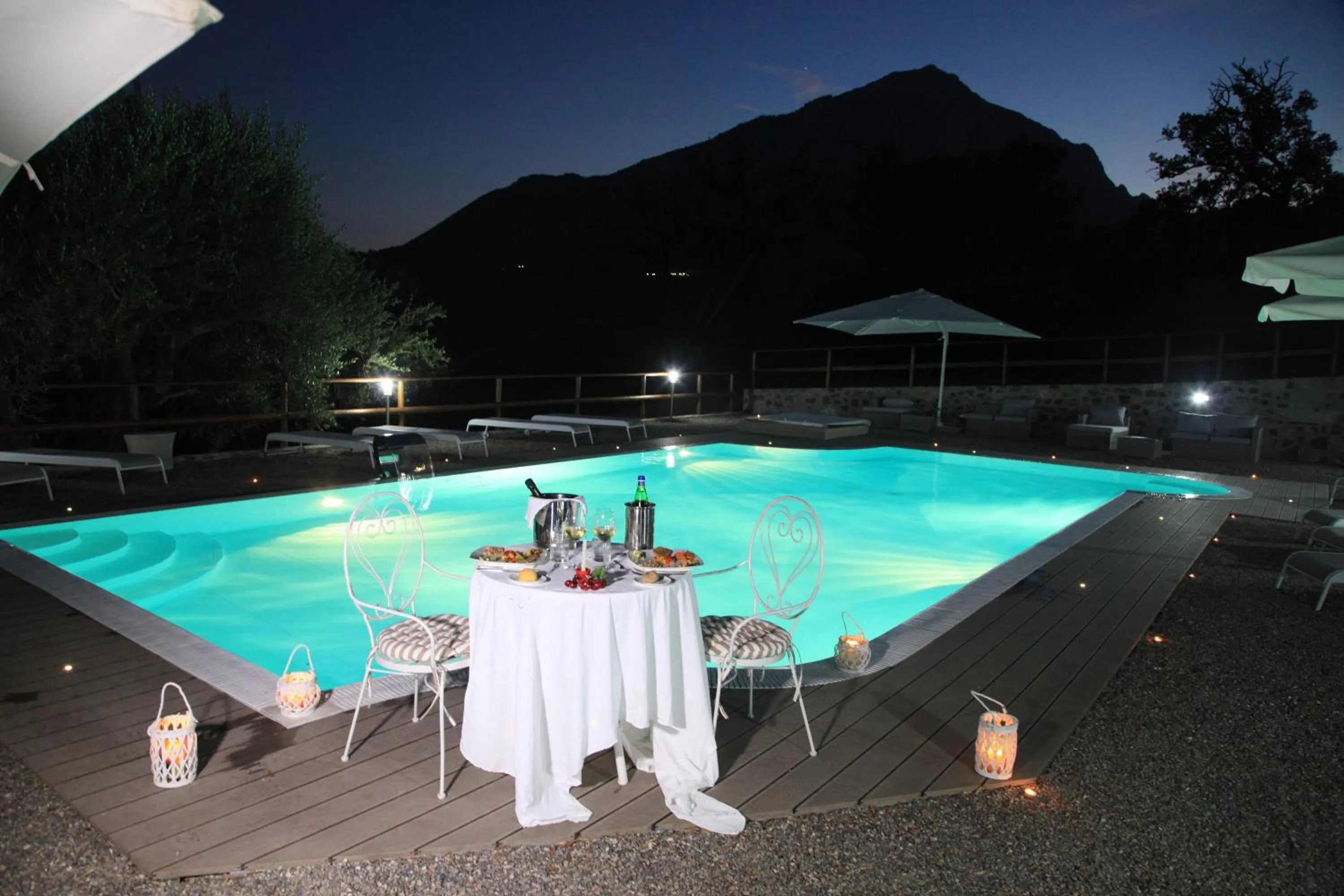 Pool view in Tenuta Terre di Bosco Oasi di Relax nel Cilento