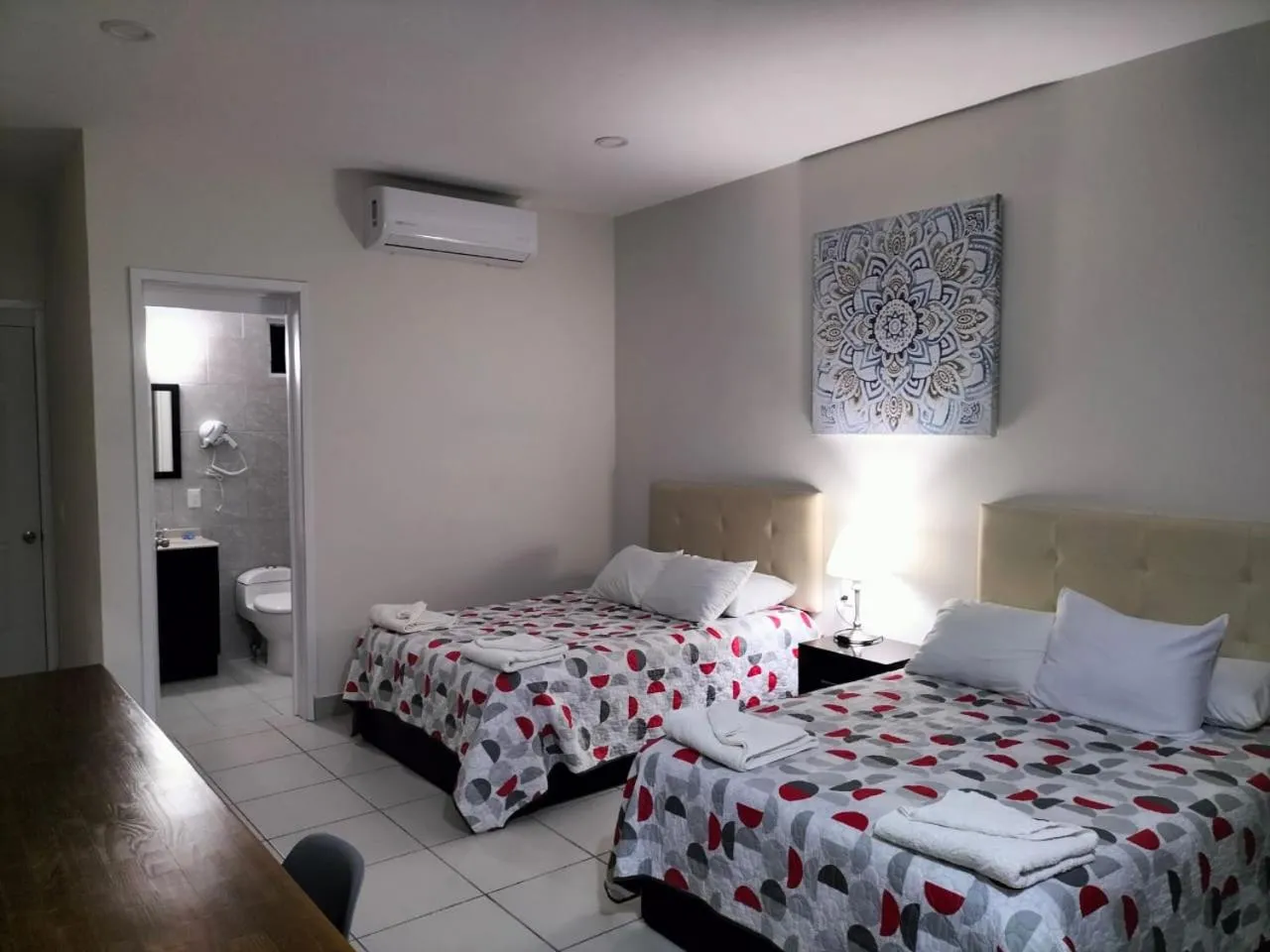 Bed in Hotel La Estancia