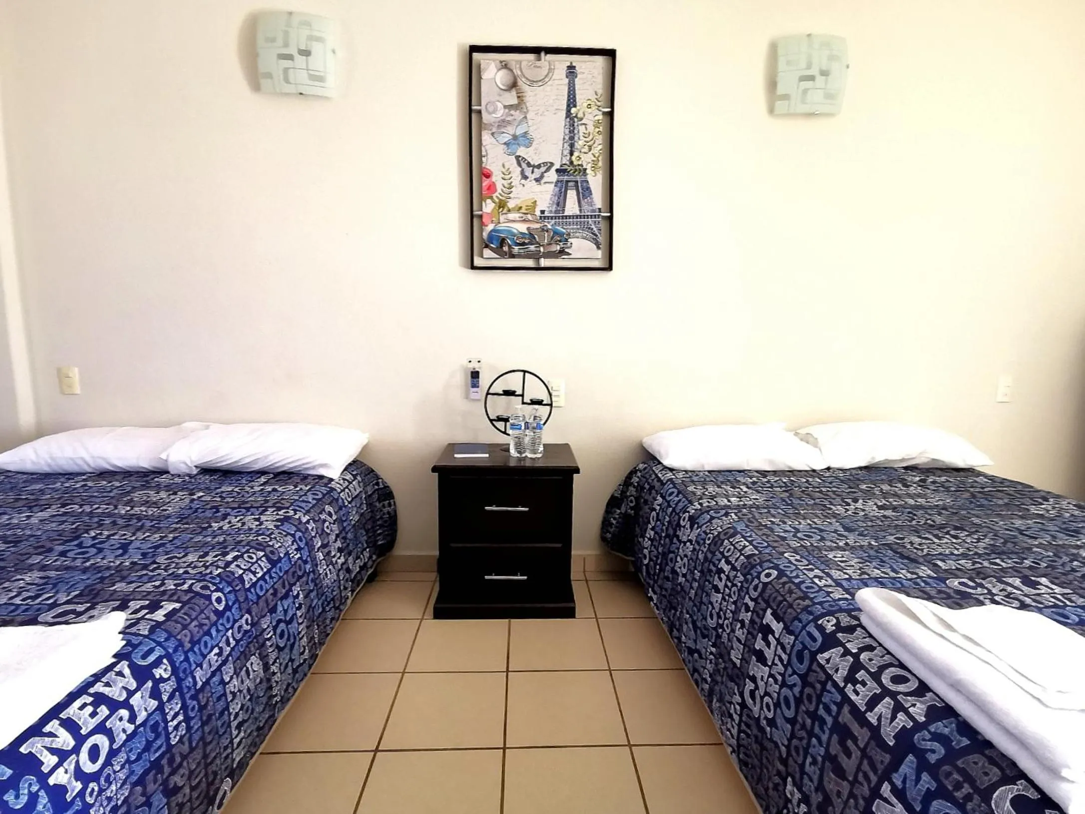 Bed in Hotel La Estancia