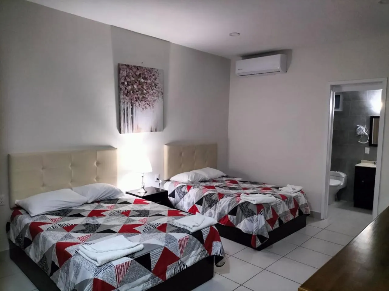 Bed in Hotel La Estancia