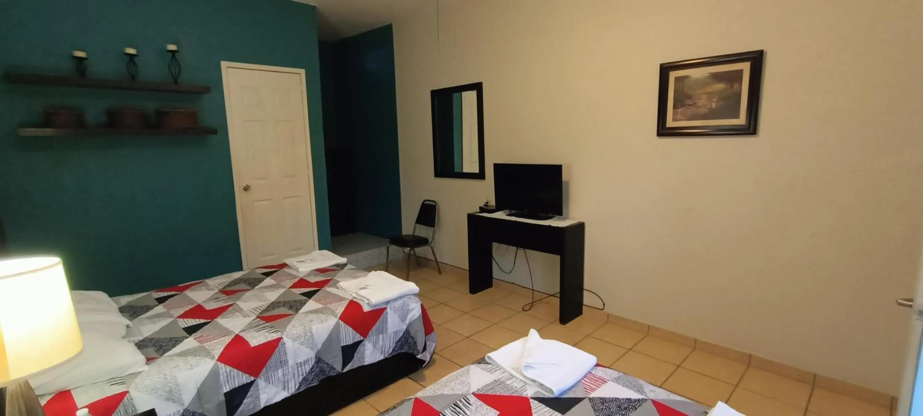 Bed in Hotel La Estancia