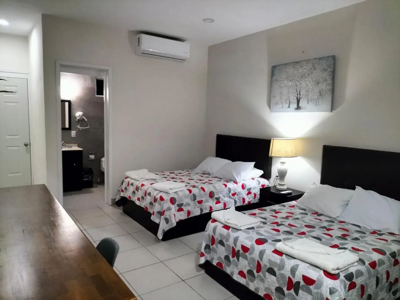 Bed in Hotel La Estancia