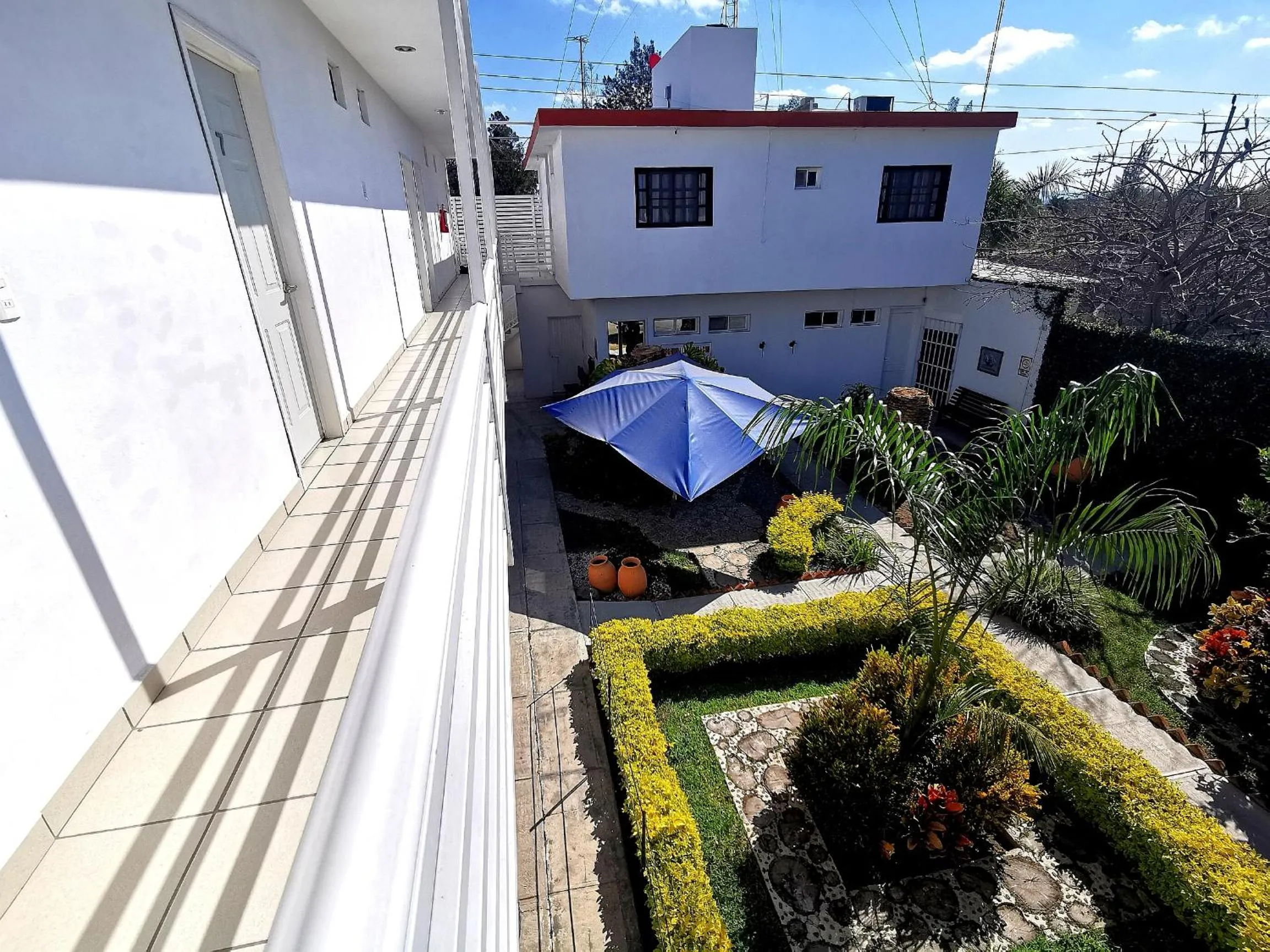 Garden view in Hotel La Estancia