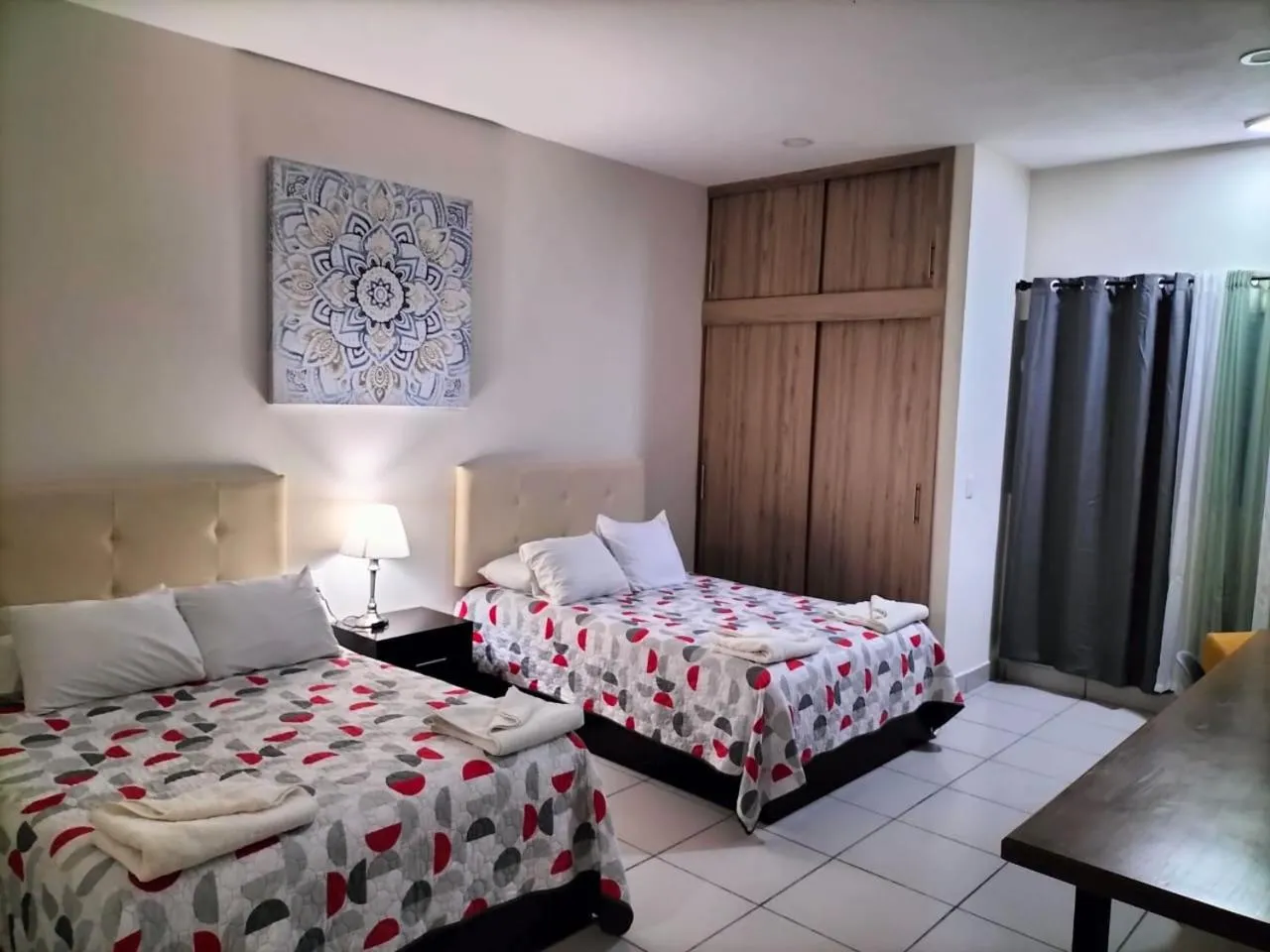 Bed in Hotel La Estancia