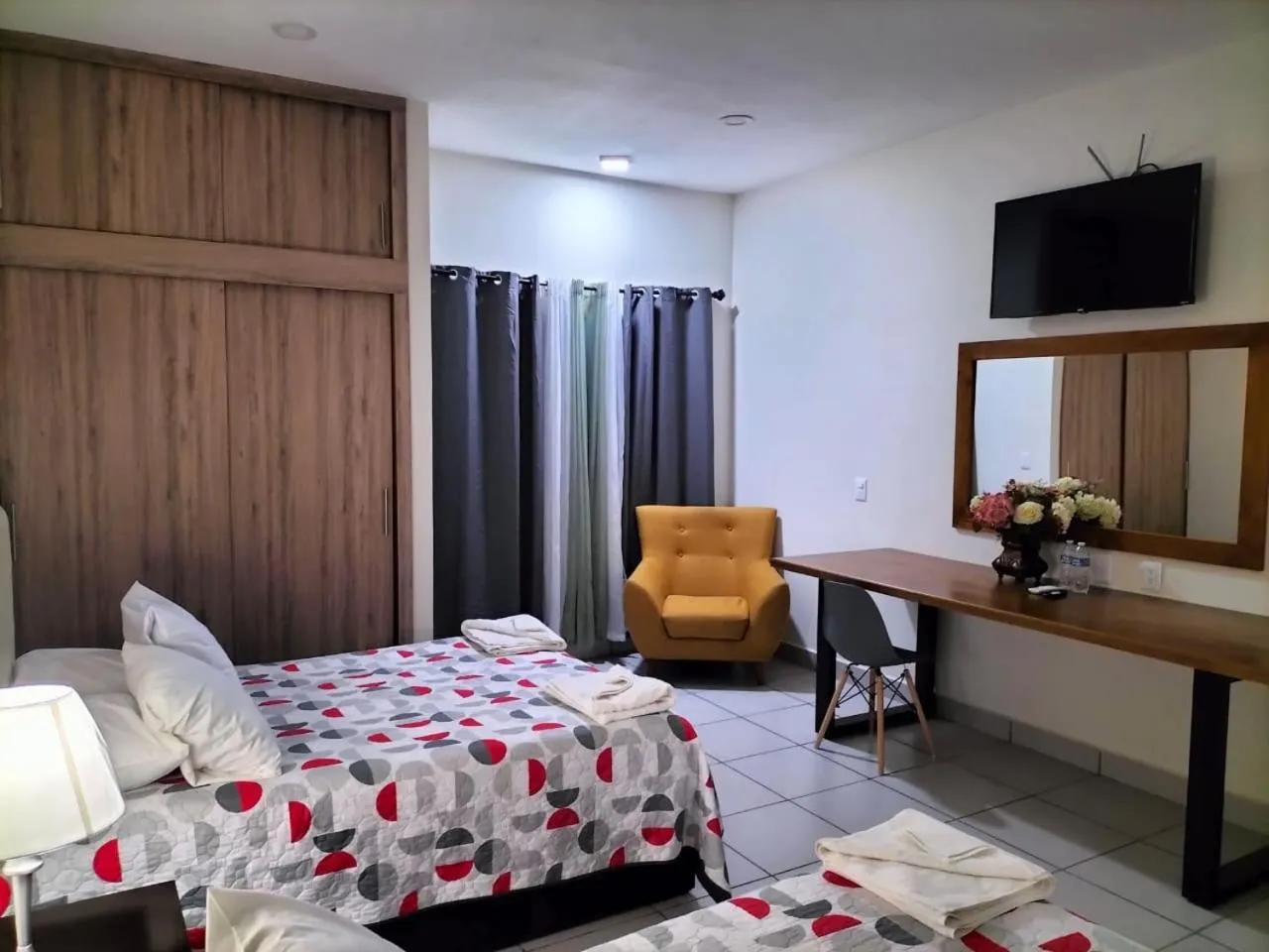 Bed in Hotel La Estancia