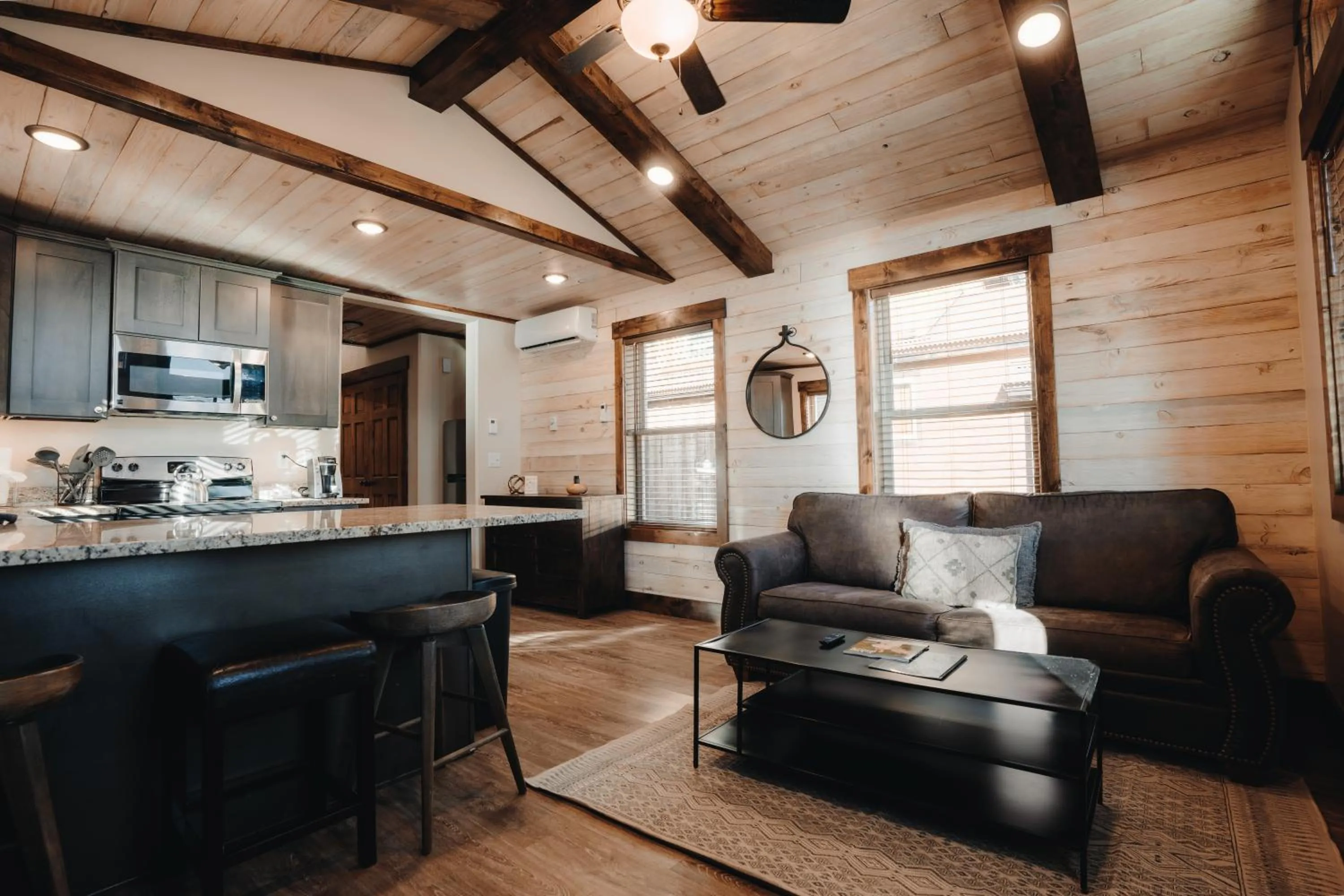 Seating area in Teton Valley Resort