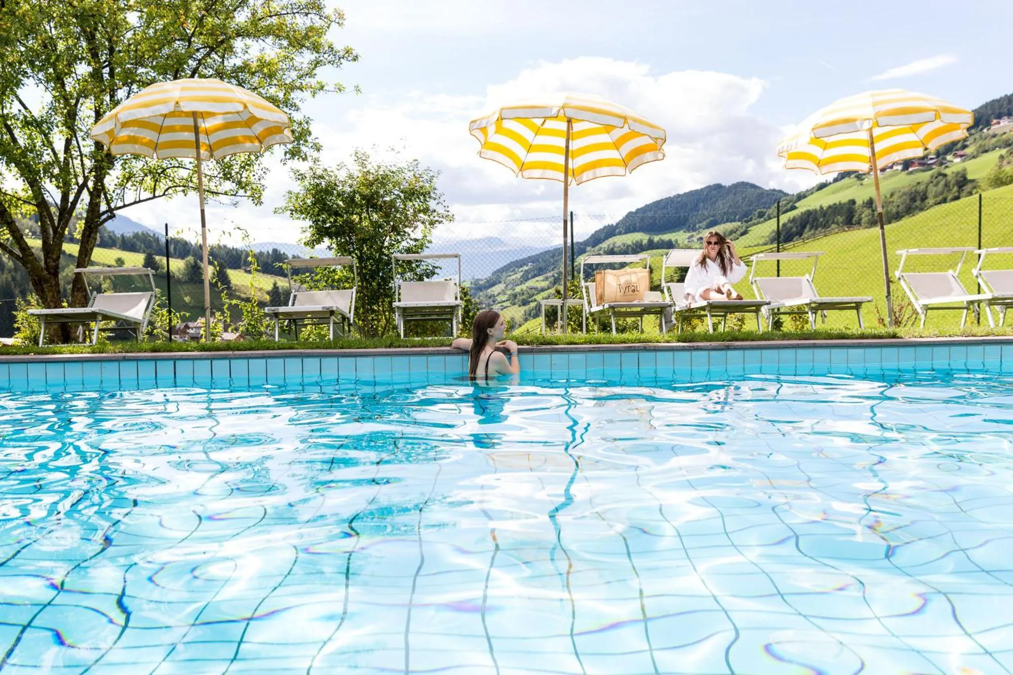 Swimming pool in Hotel Tyrol