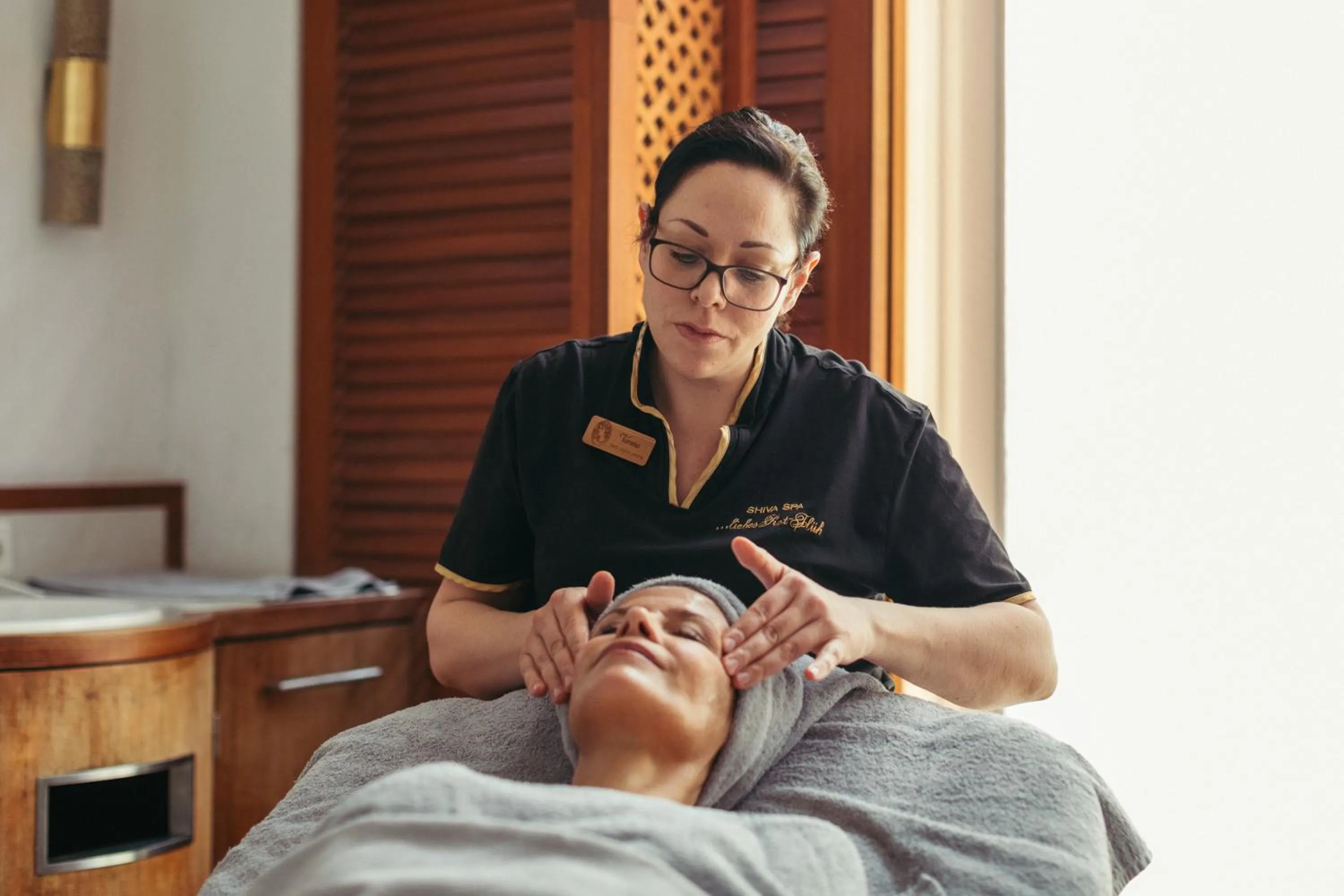 Massage in Wellnesshotel ...liebes Rot-Flüh