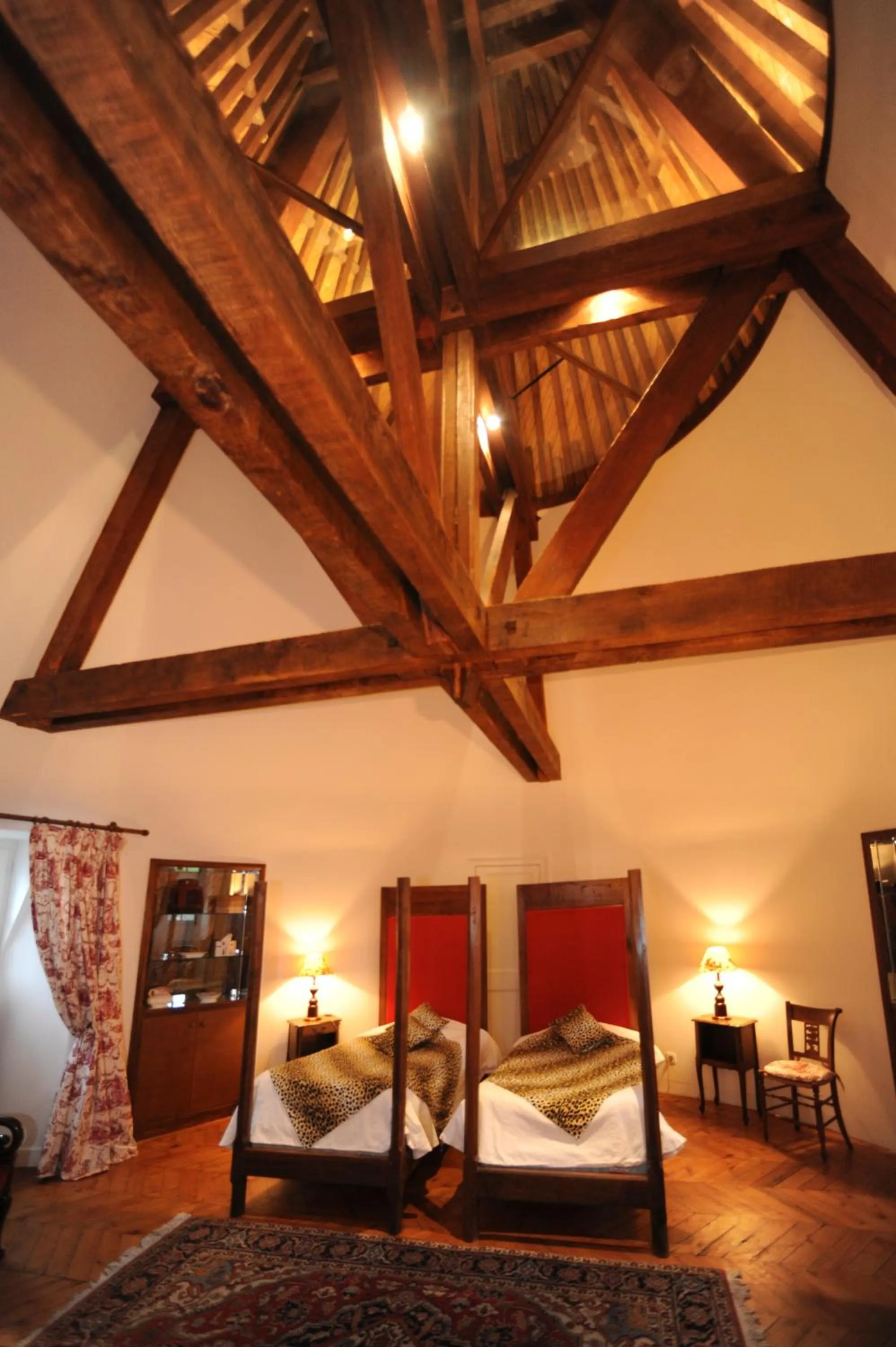 Bedroom, Bed in Chateau de Canisy