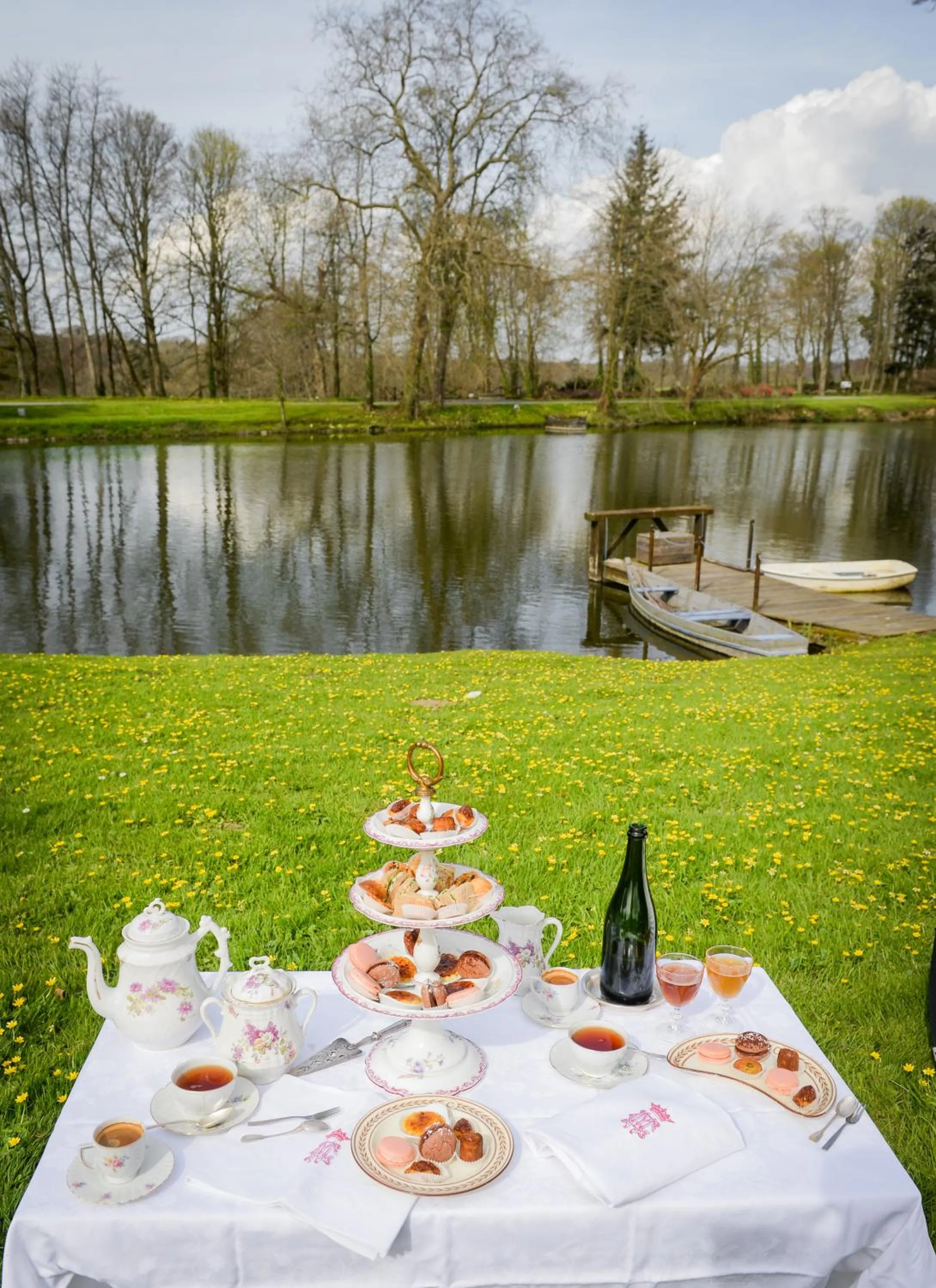 Garden in Chateau de Canisy