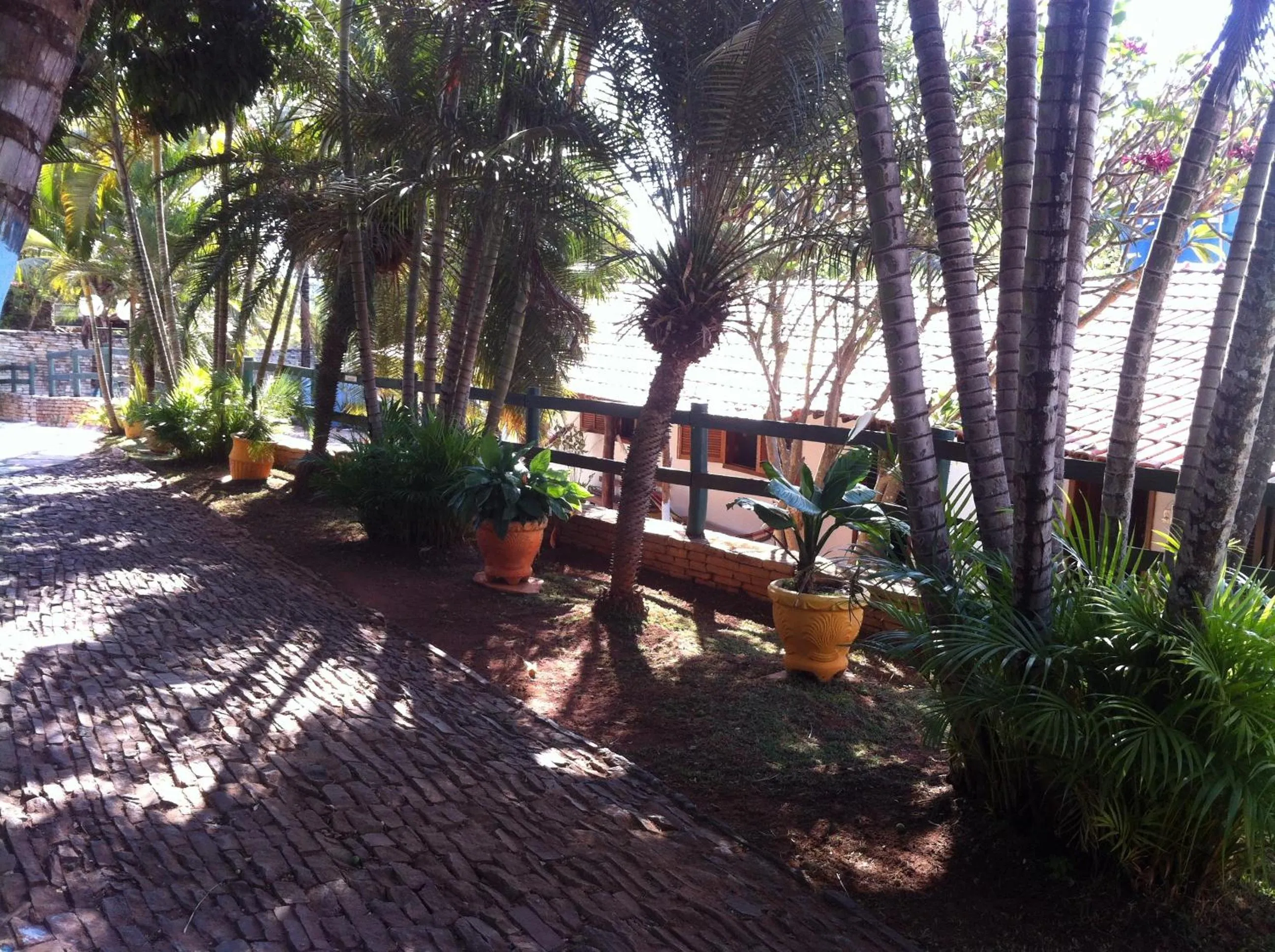 Garden view in Pousada Estrela Matutina