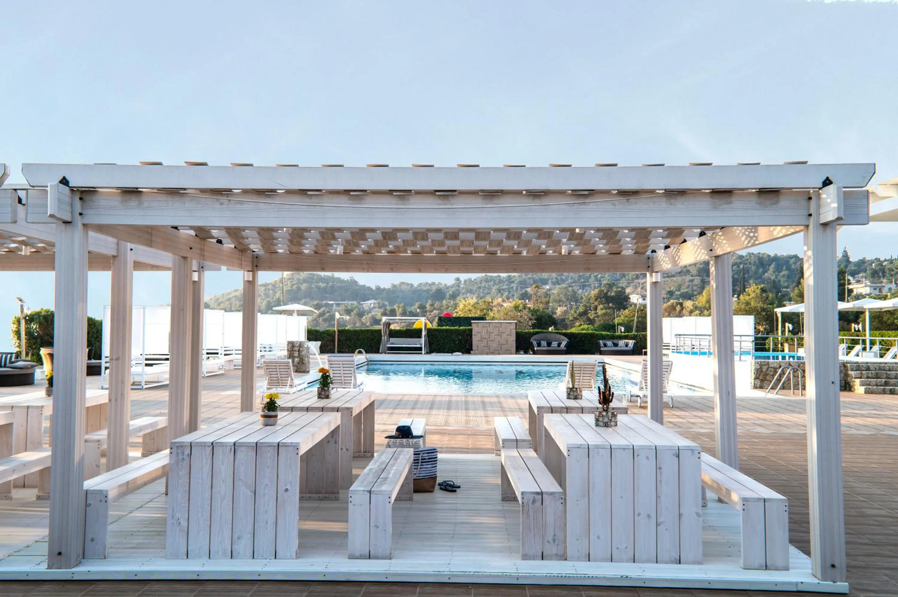 Pool view in Galaxy Hotel