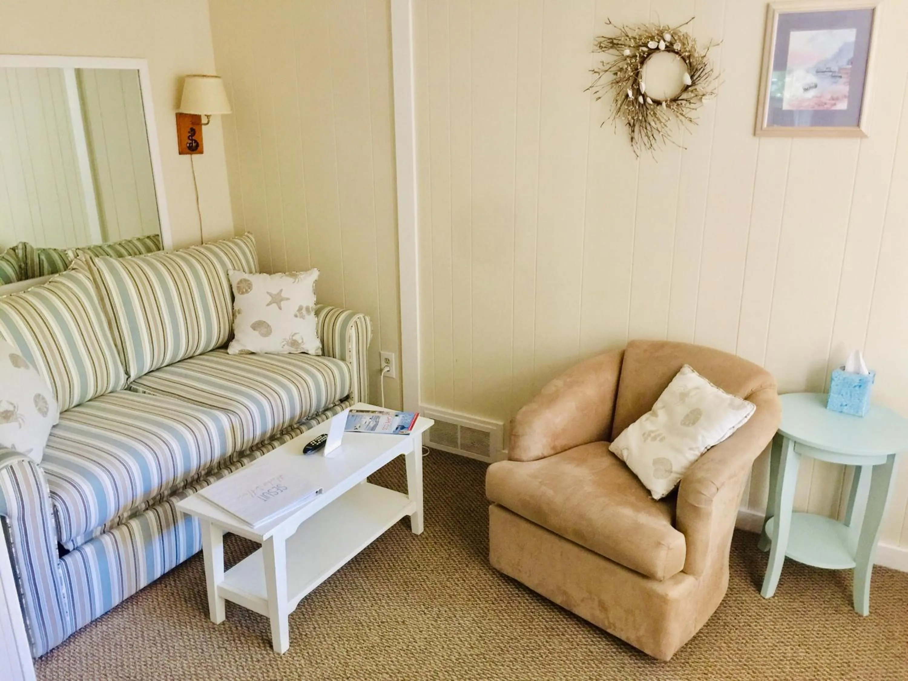 Seating area in Sesuit Harbor House